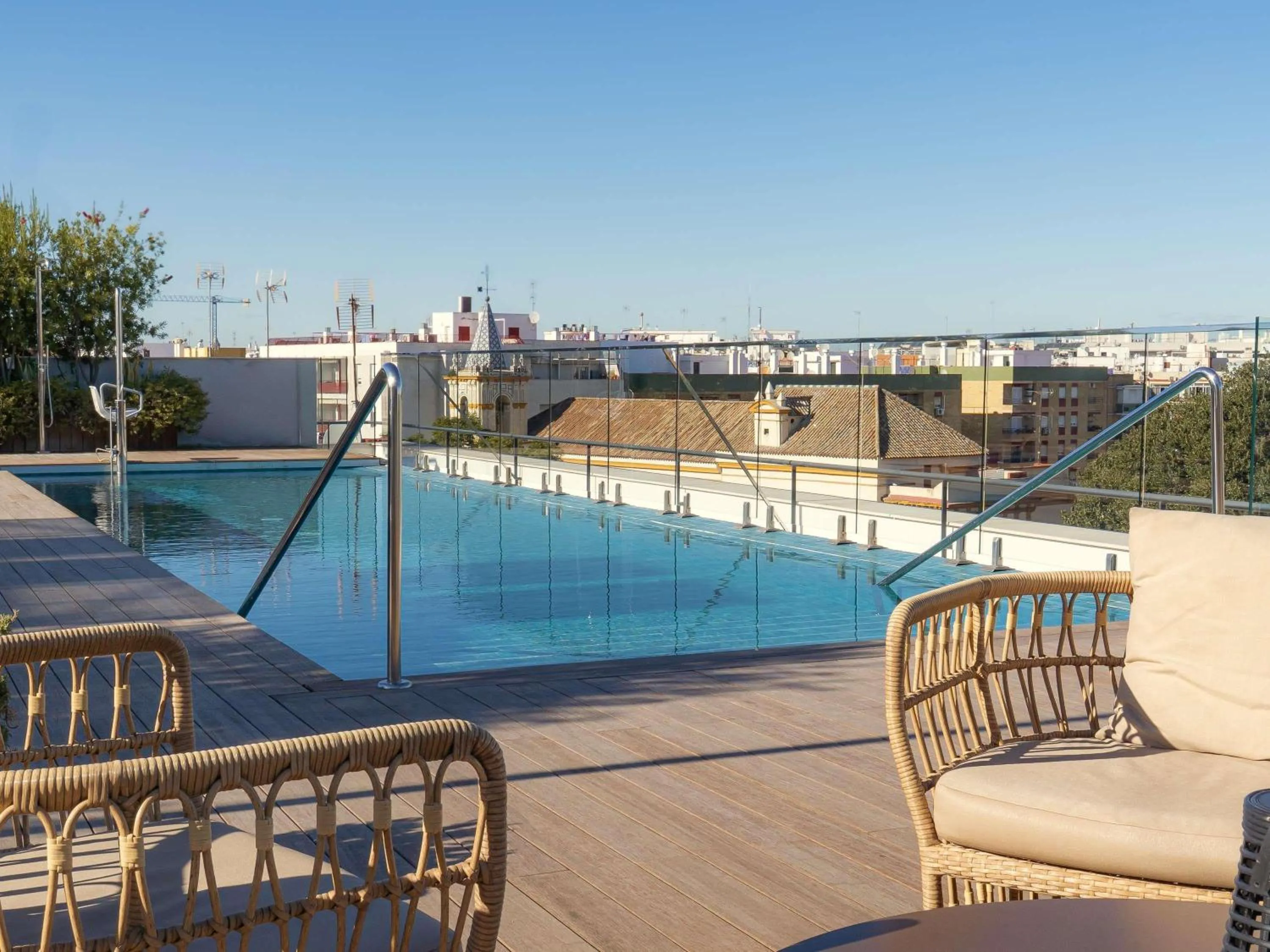 Pool view in Ibis Styles Sevilla City Santa Justa