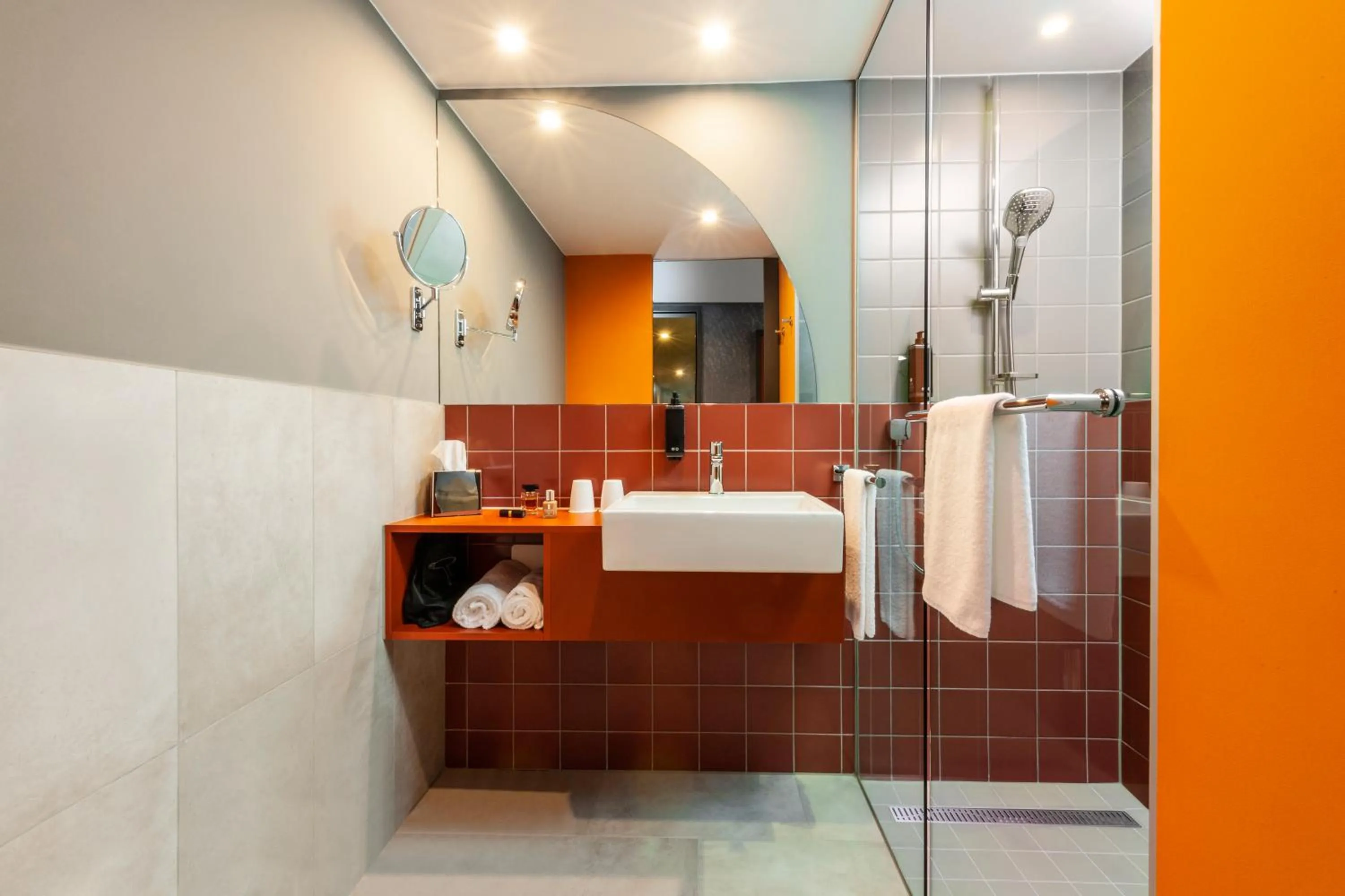 Shower in ibis Styles St Margrethen Bodensee