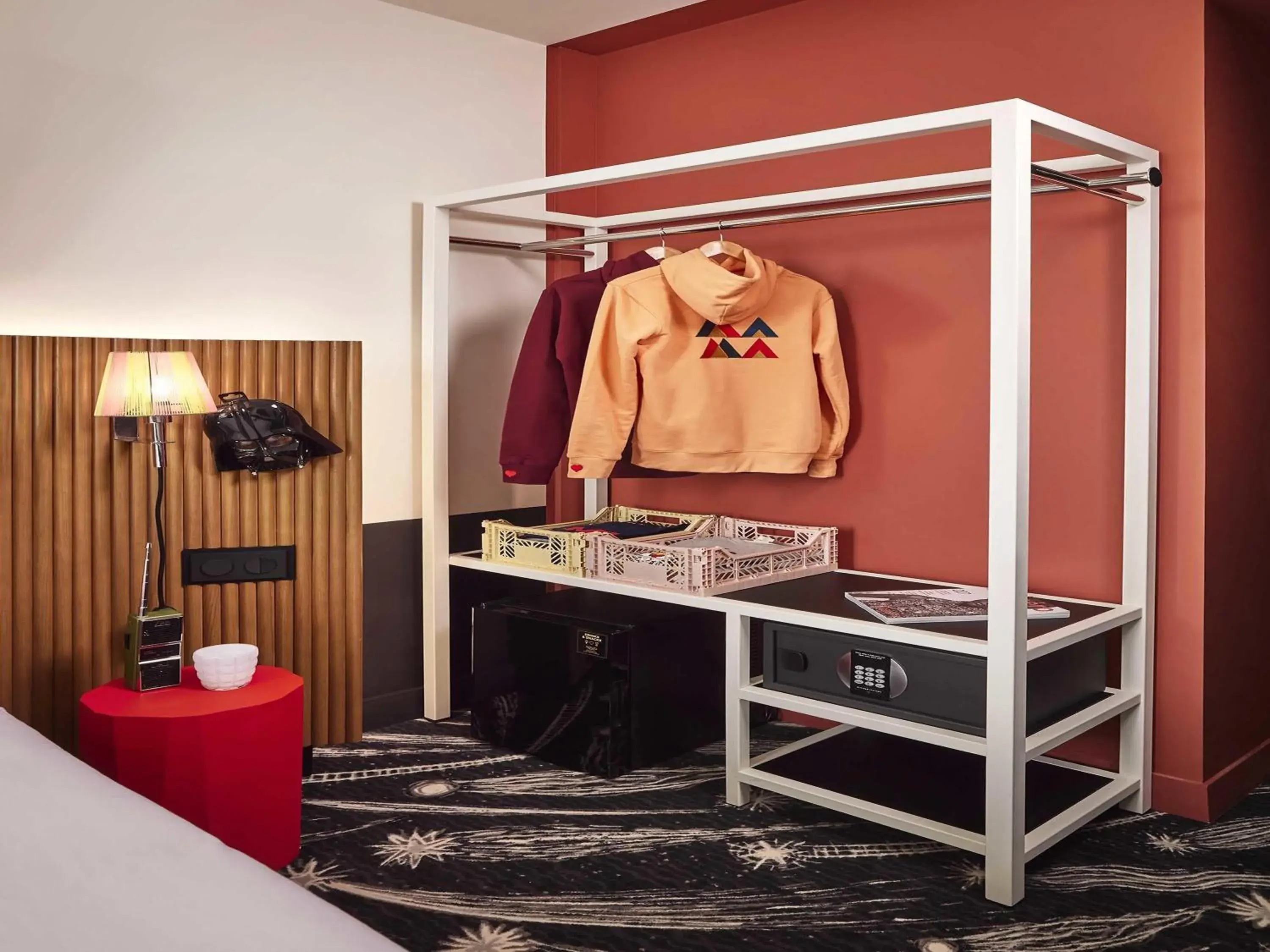 Bedroom, Bed in Mama Shelter Paris La Défense Bedroom, Bed in Mama Shelter Paris La Défense