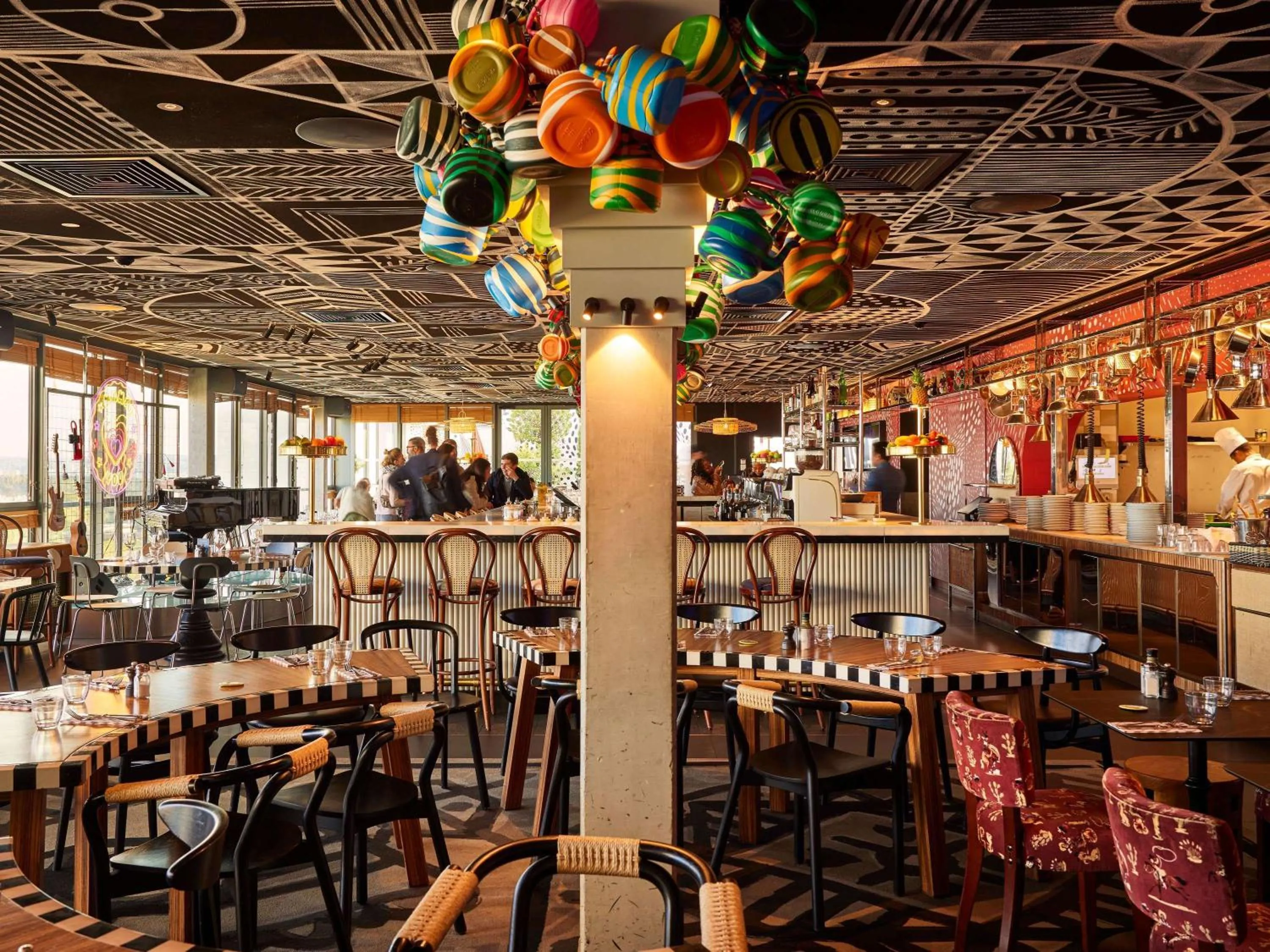 Lounge or bar in Mama Shelter Paris La Défense