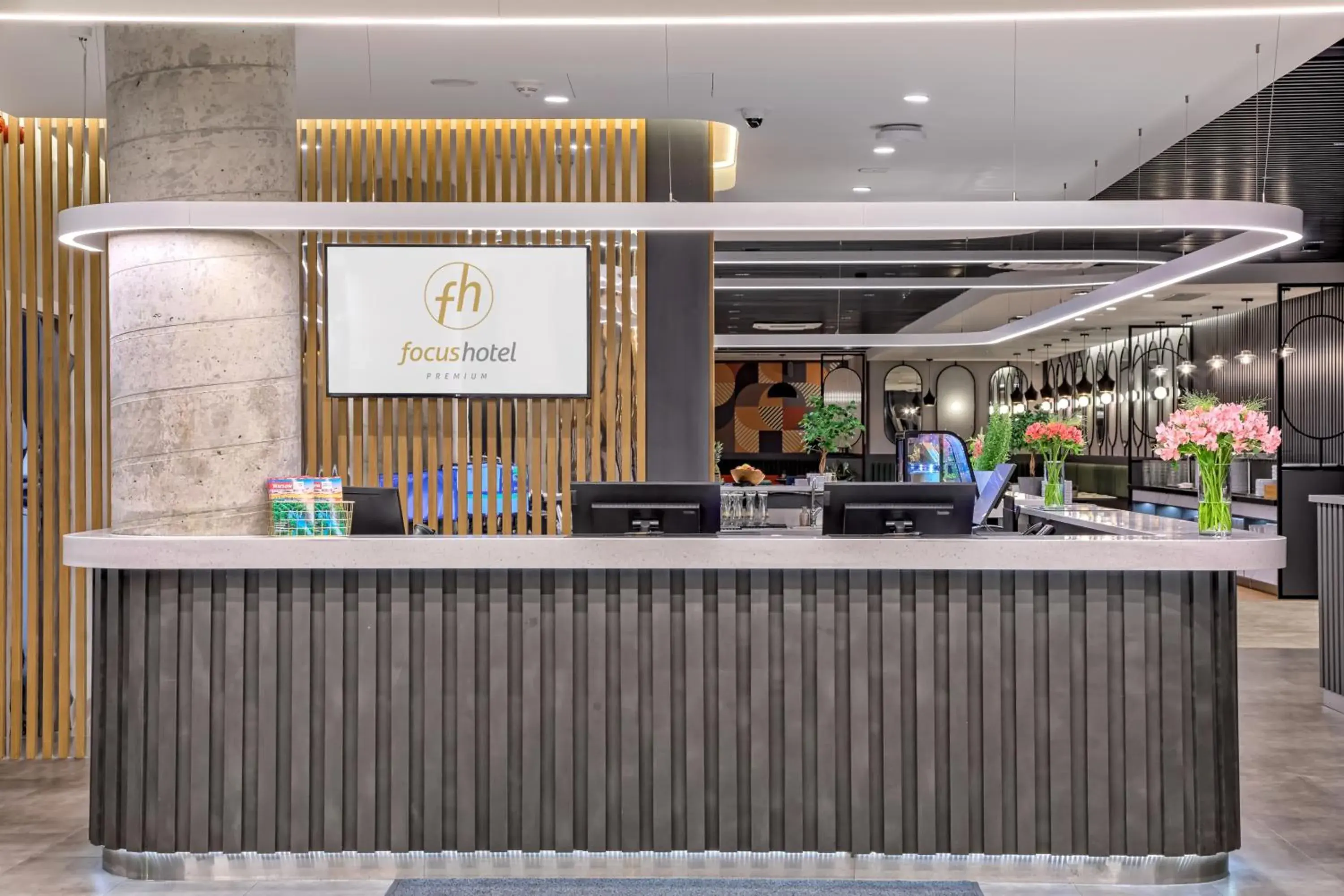 Lobby or reception in Focus Hotel Premium Warszawa Lobby or reception in Focus Hotel Premium Warszawa