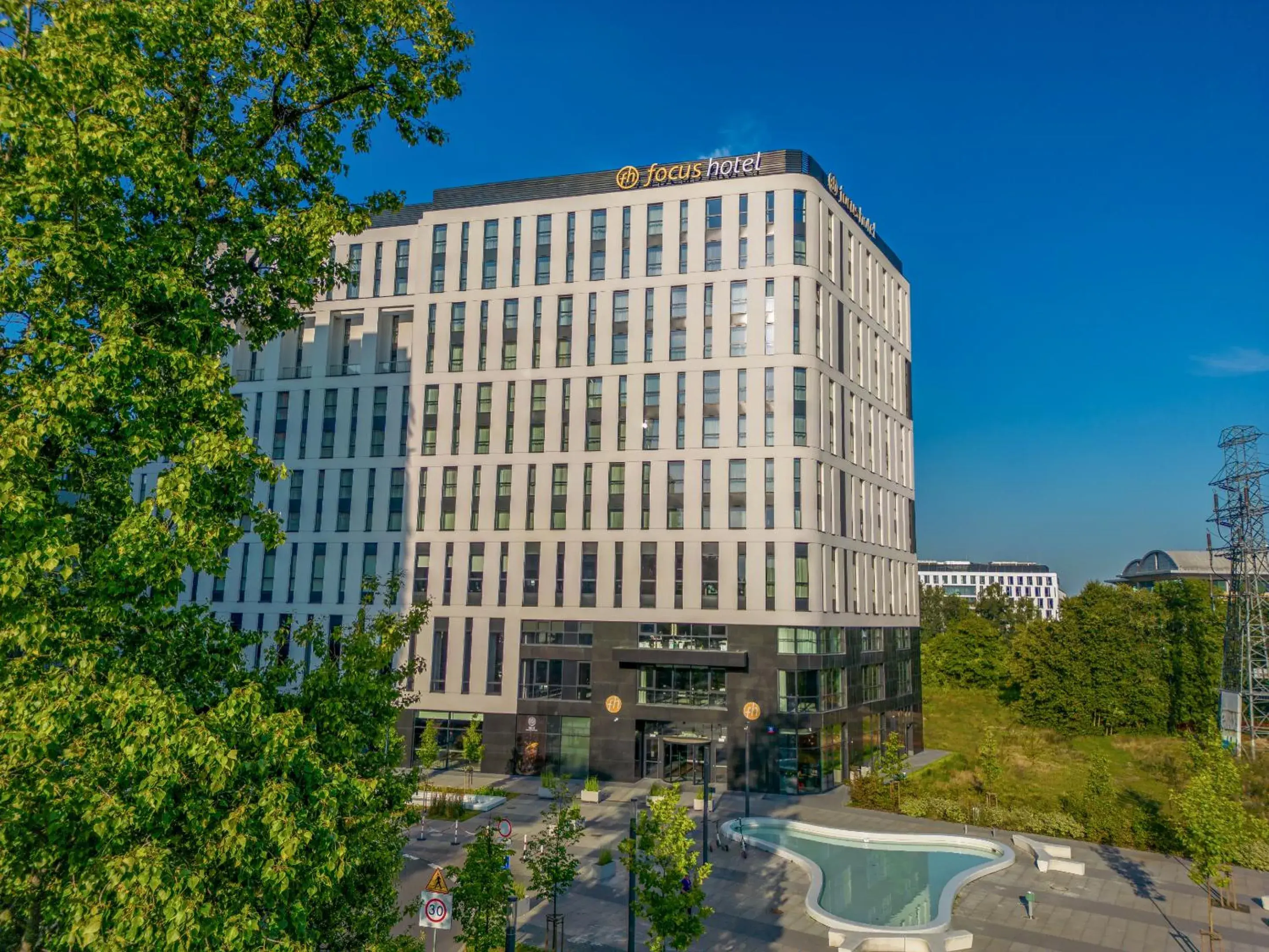 Property building in Focus Hotel Premium Warszawa Property building in Focus Hotel Premium Warszawa