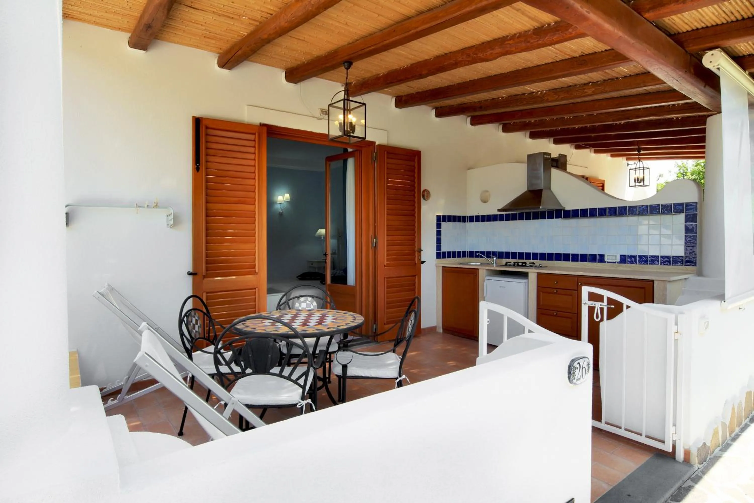 Balcony/Terrace in Hotel Residence Mendolita