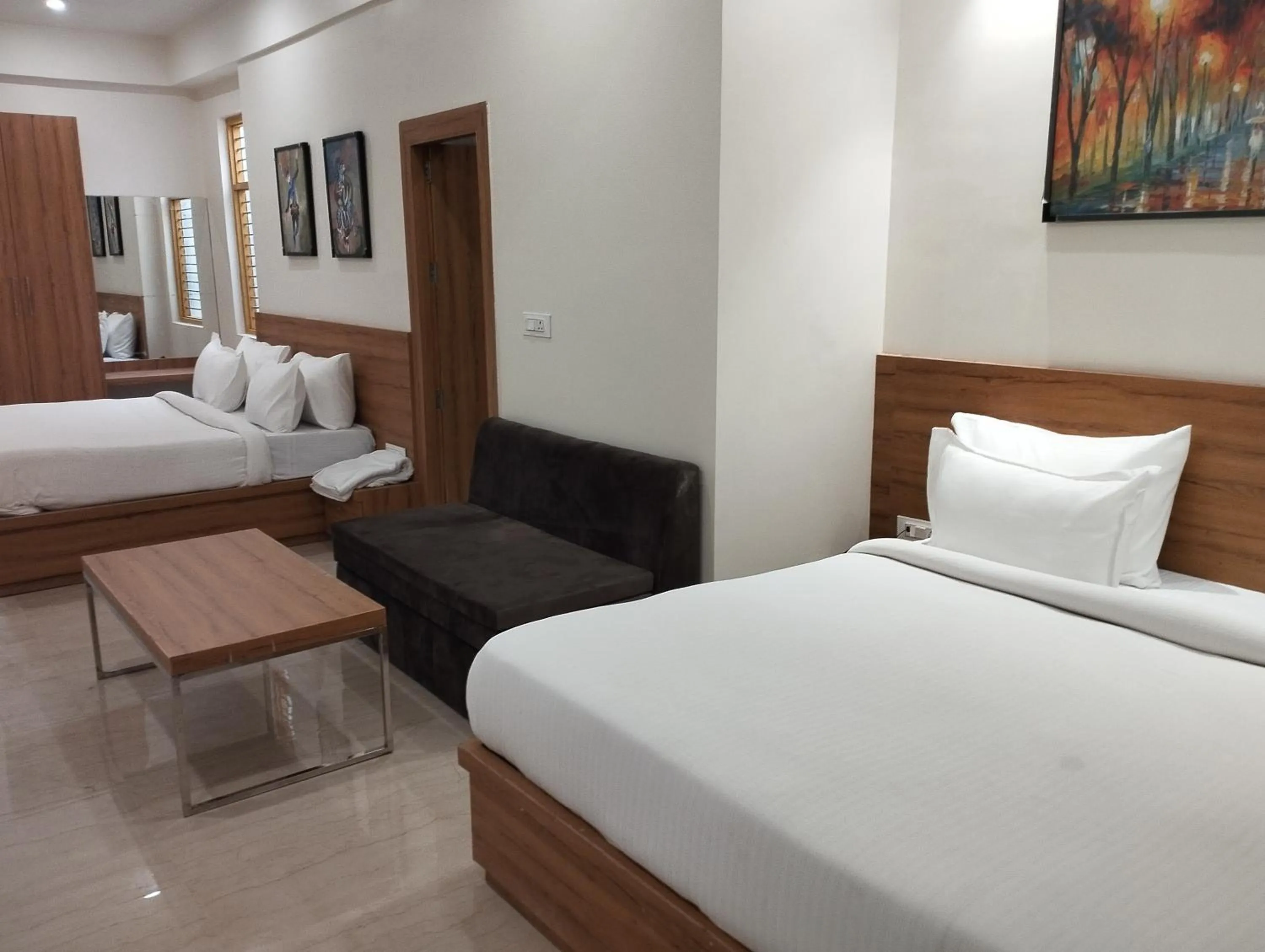 Bedroom, Bed in The Govindam Resort