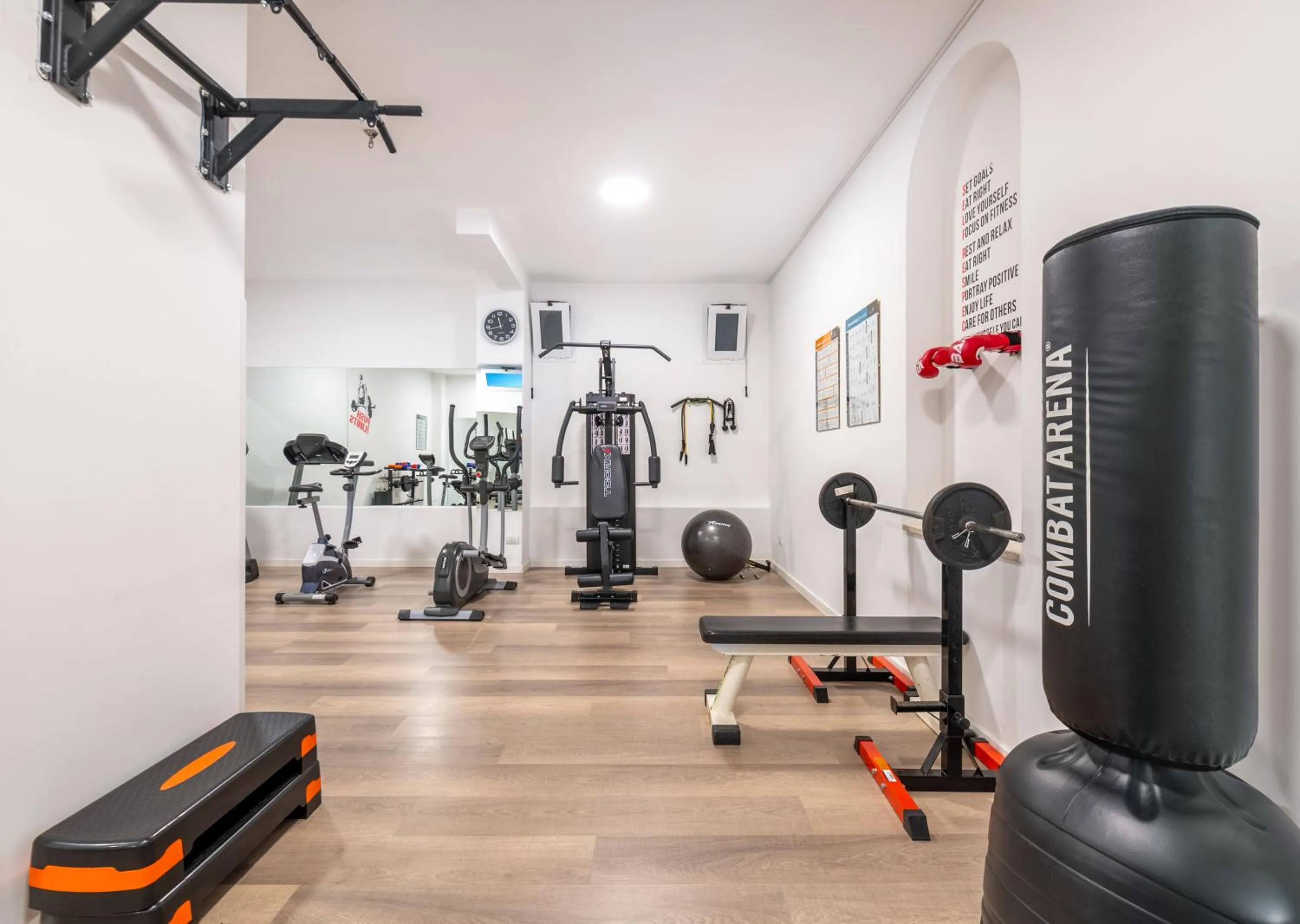 Fitness centre/facilities in Hotel Britannia