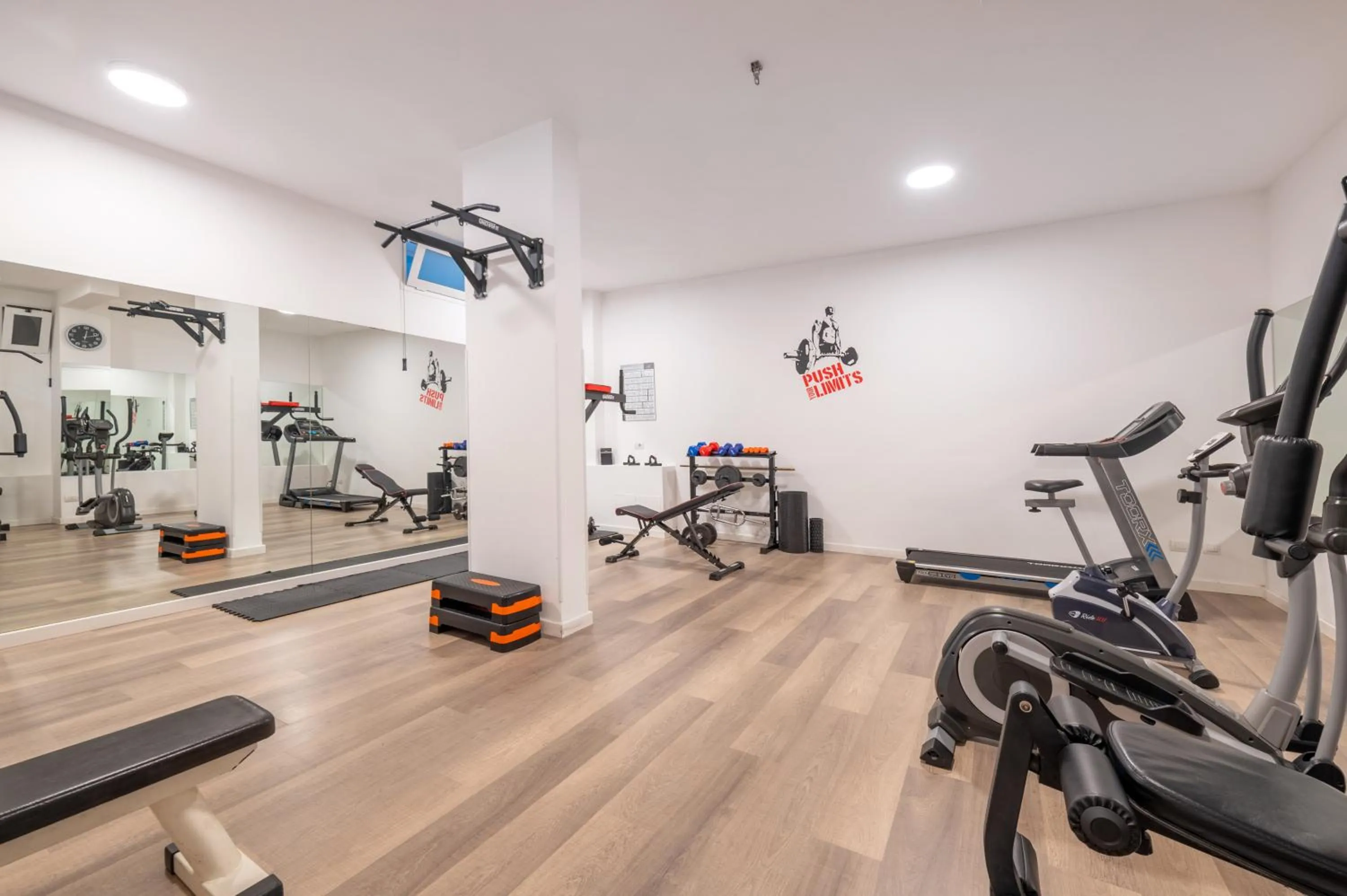 Fitness centre/facilities in Hotel Britannia