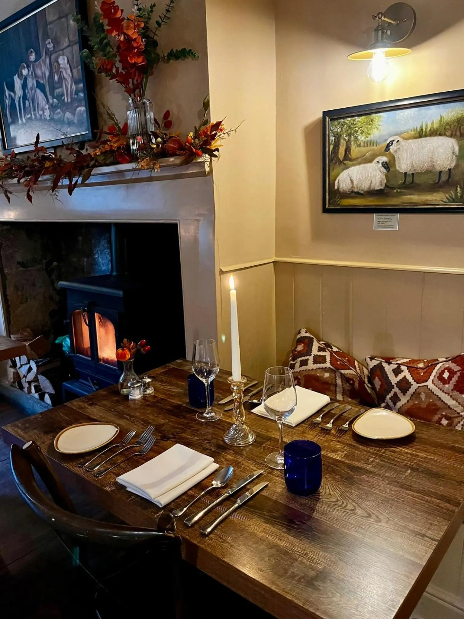 Dining area in The Seagrave Arms