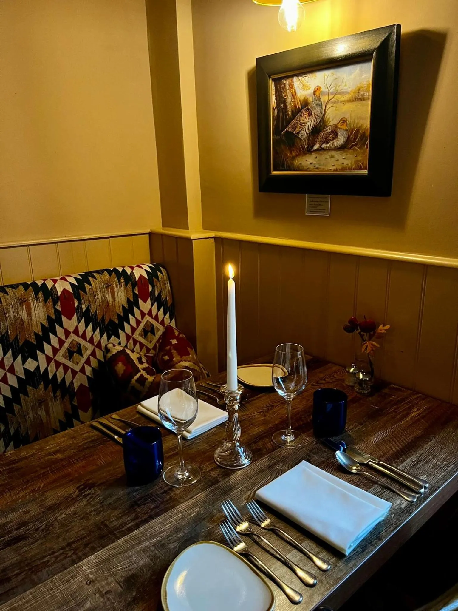 Dining area in The Seagrave Arms