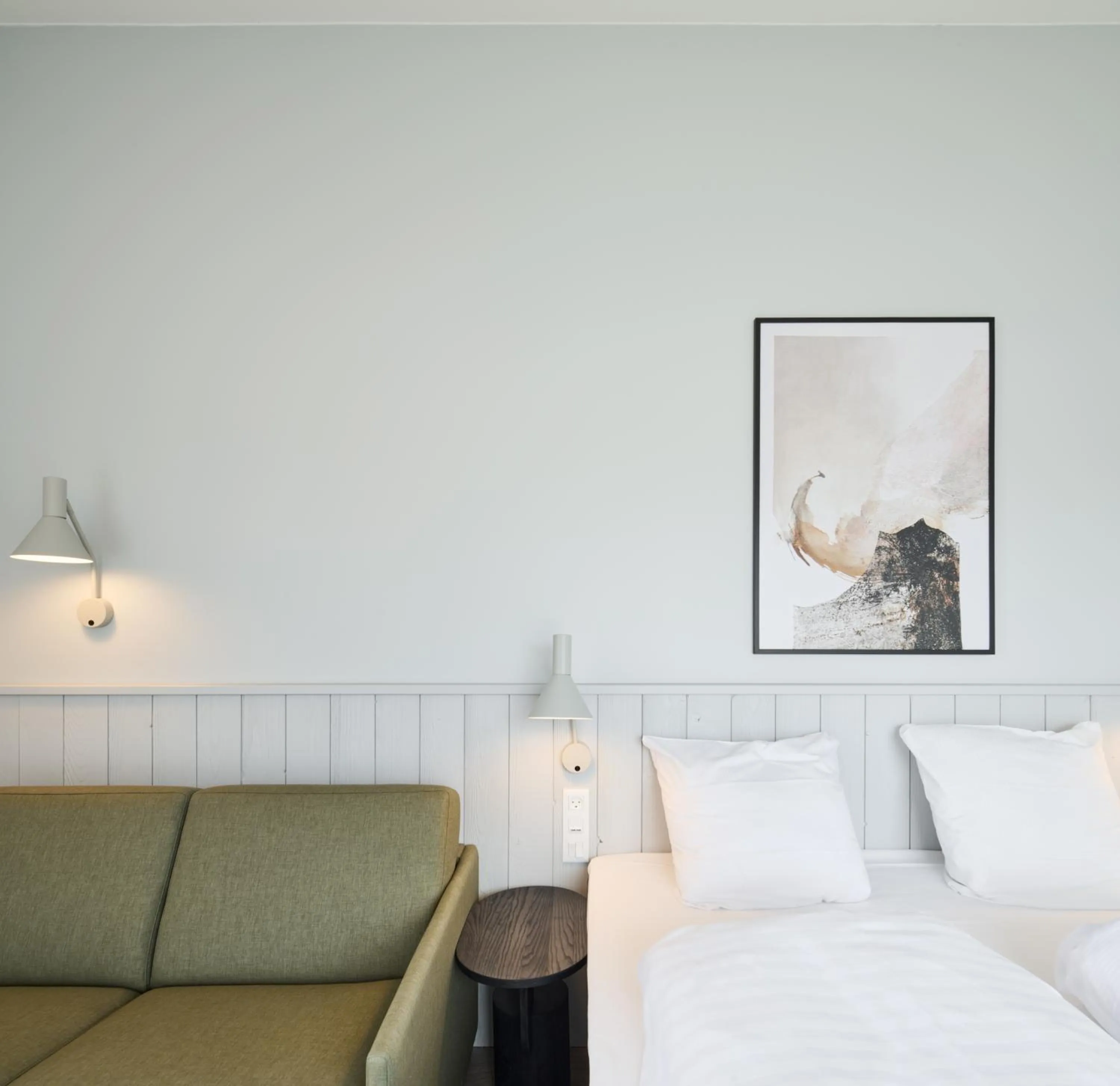 Bedroom, Bed in Hages Badehotel