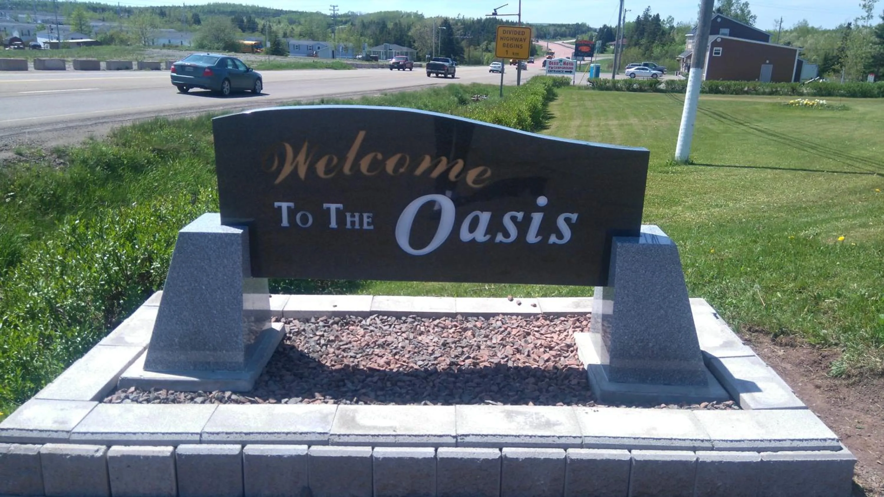 Facade/entrance in Oasis Motel