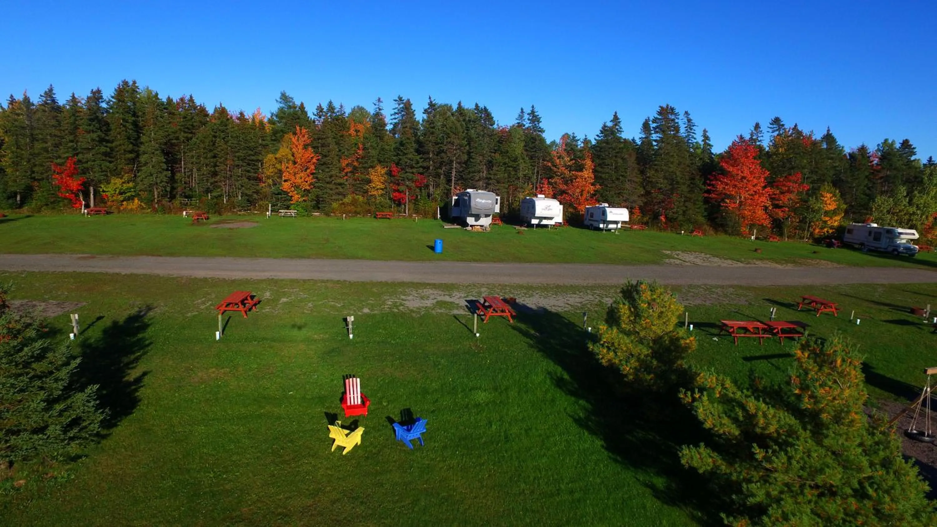Bird's eye view in Oasis Motel