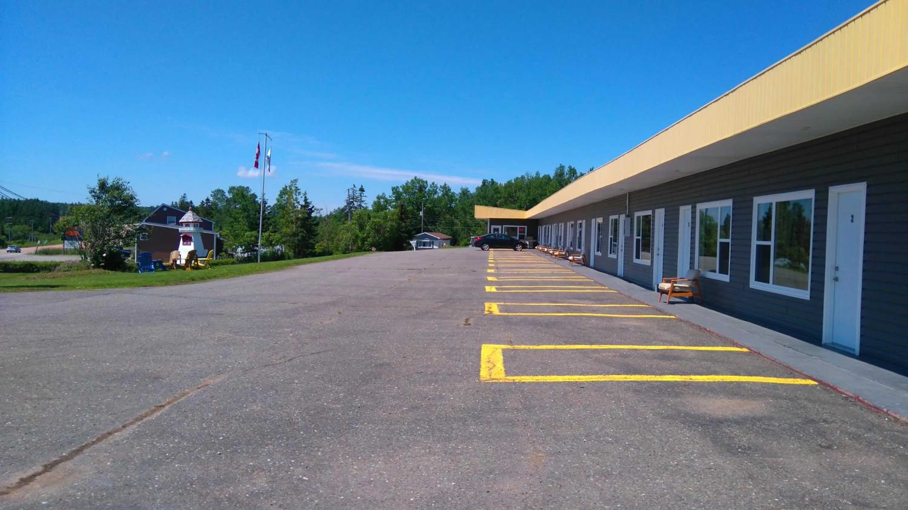 Property building in Oasis Motel