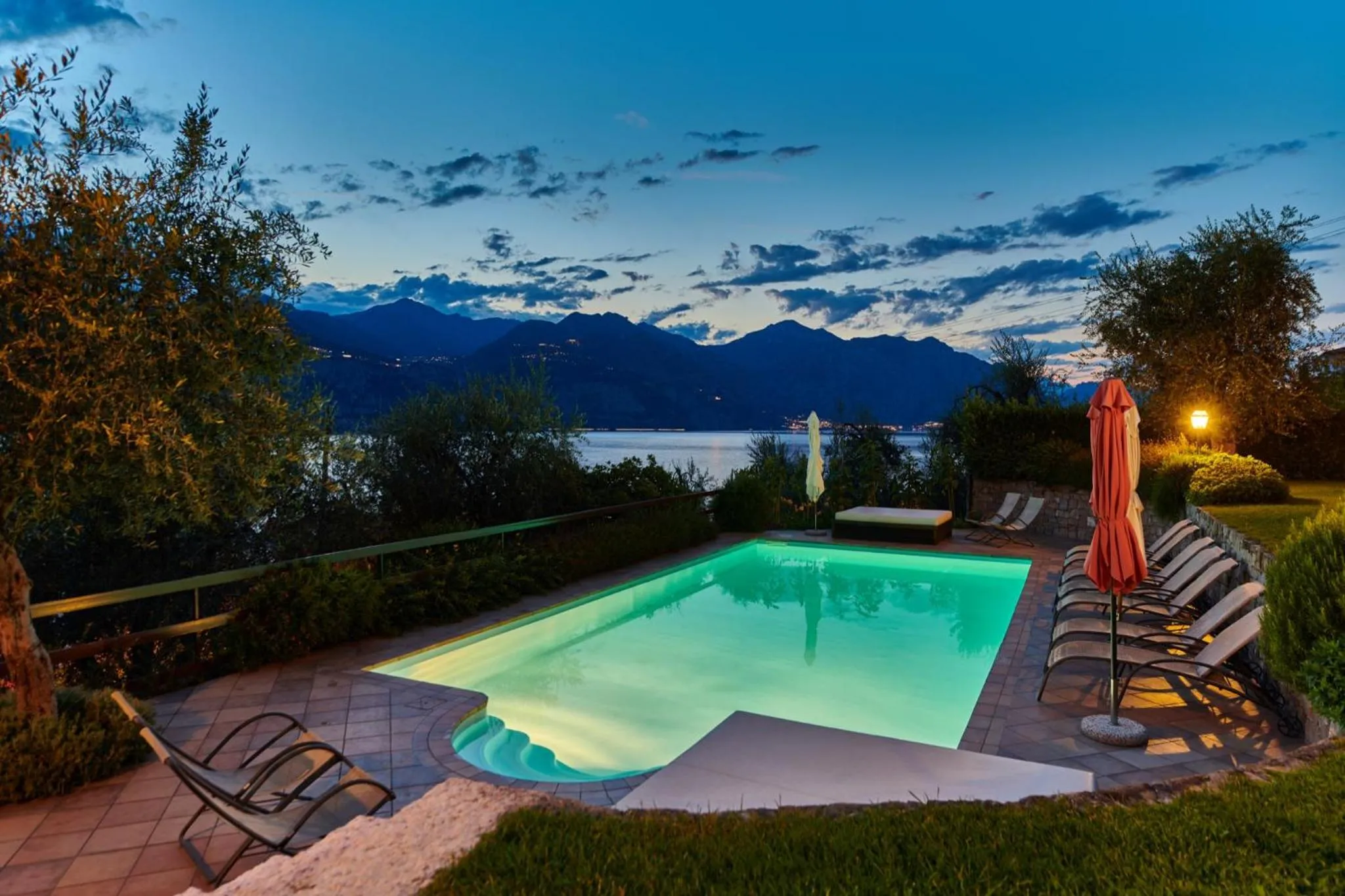 Pool view in Residence Mariù
