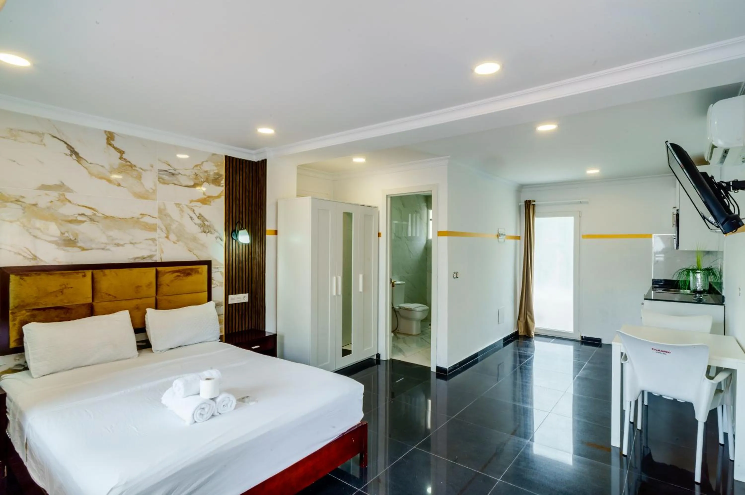 Bed in Villa Costa Marbella