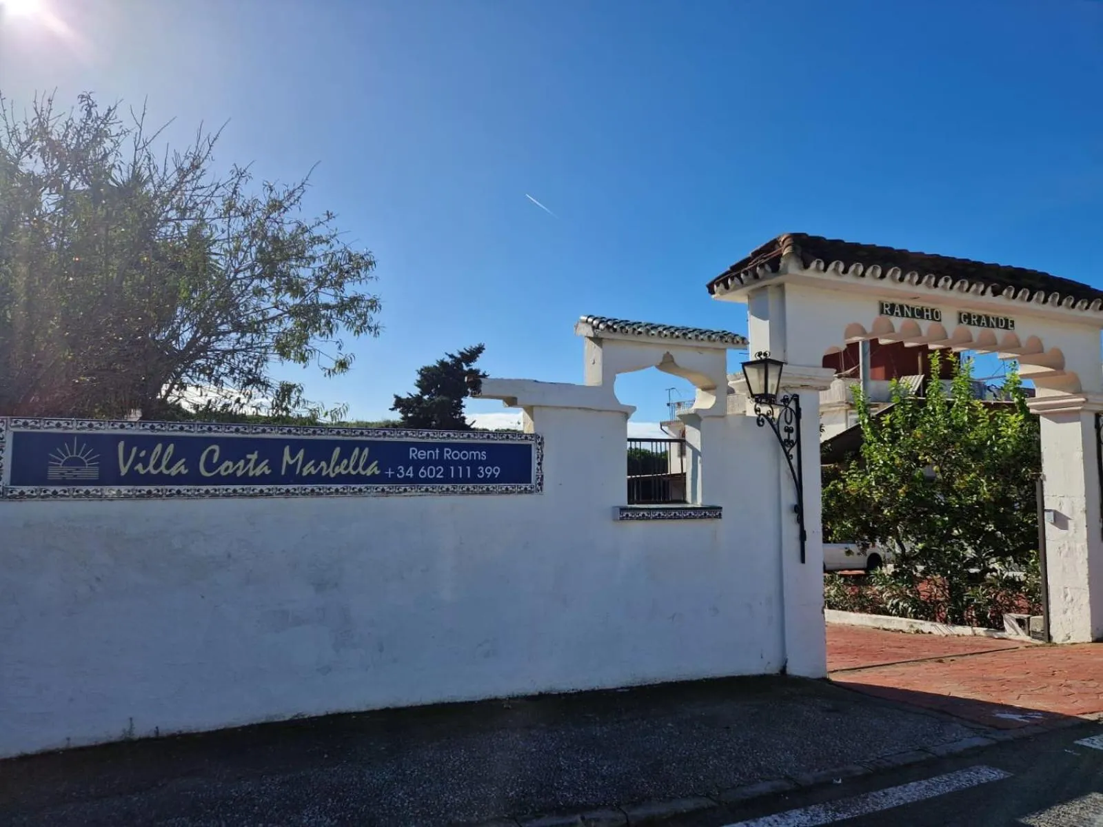 Facade/entrance in Villa Costa Marbella