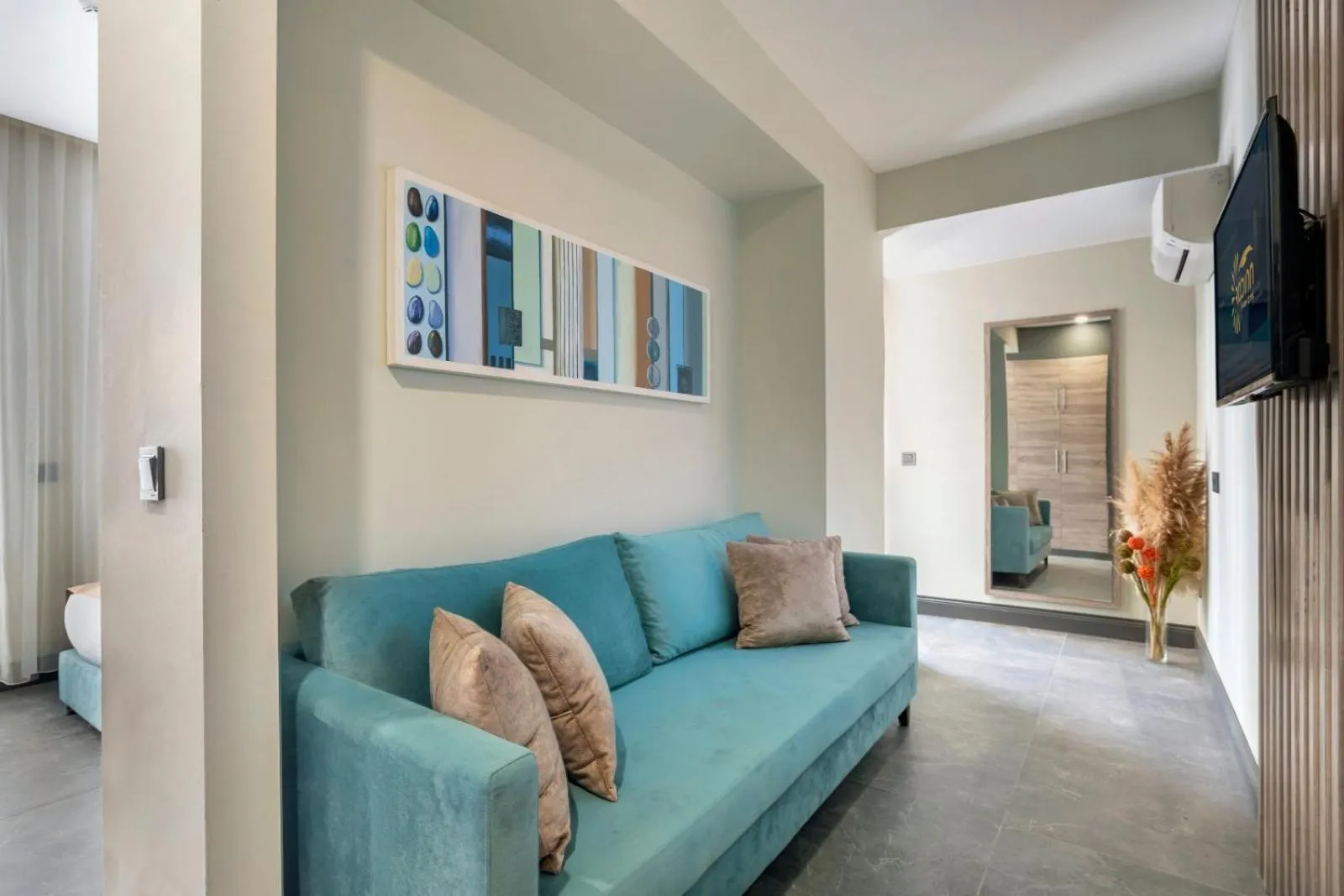 Seating area in RODINN Park Hotel