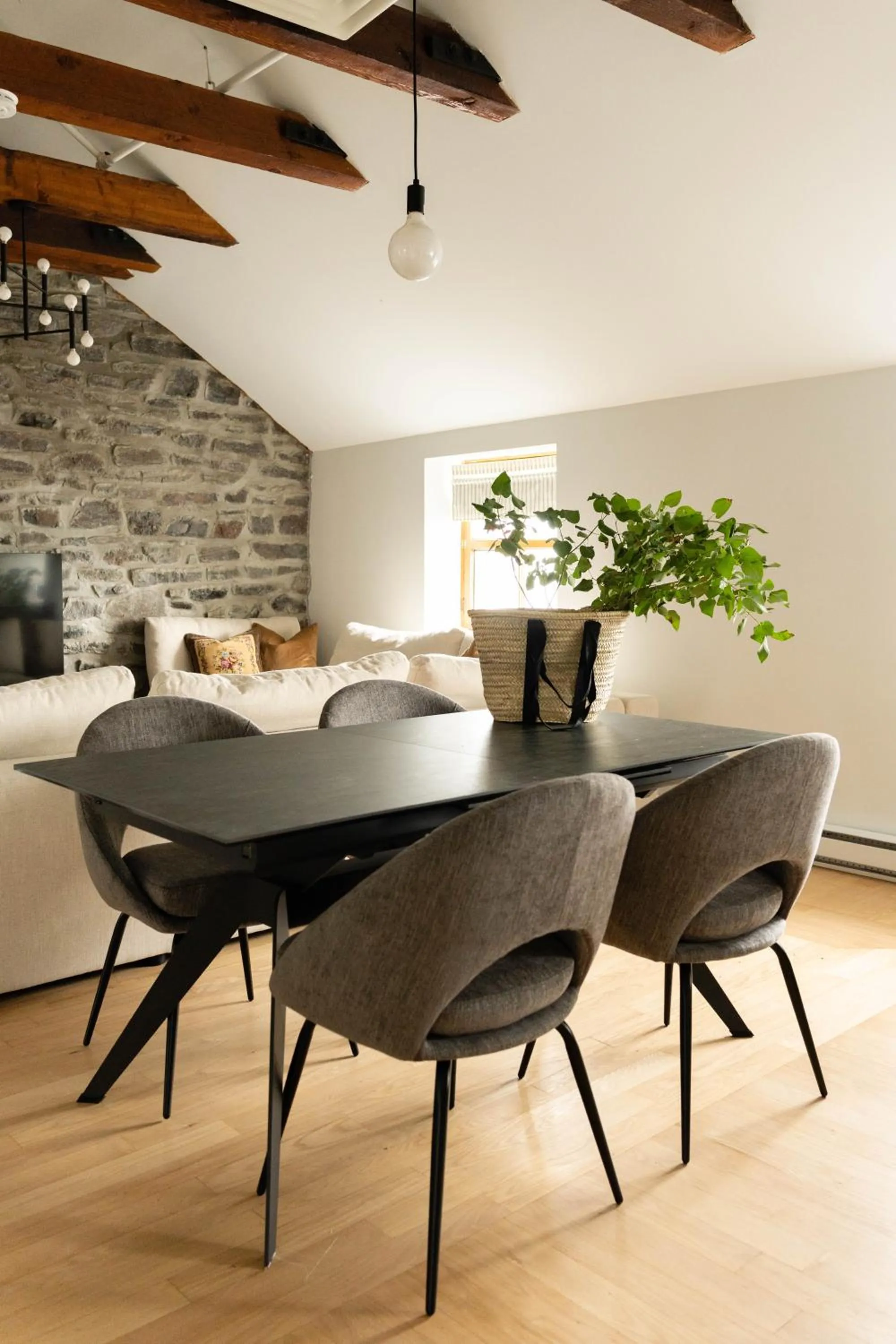 Dining area in Maison Rasco by Luxury In Transit