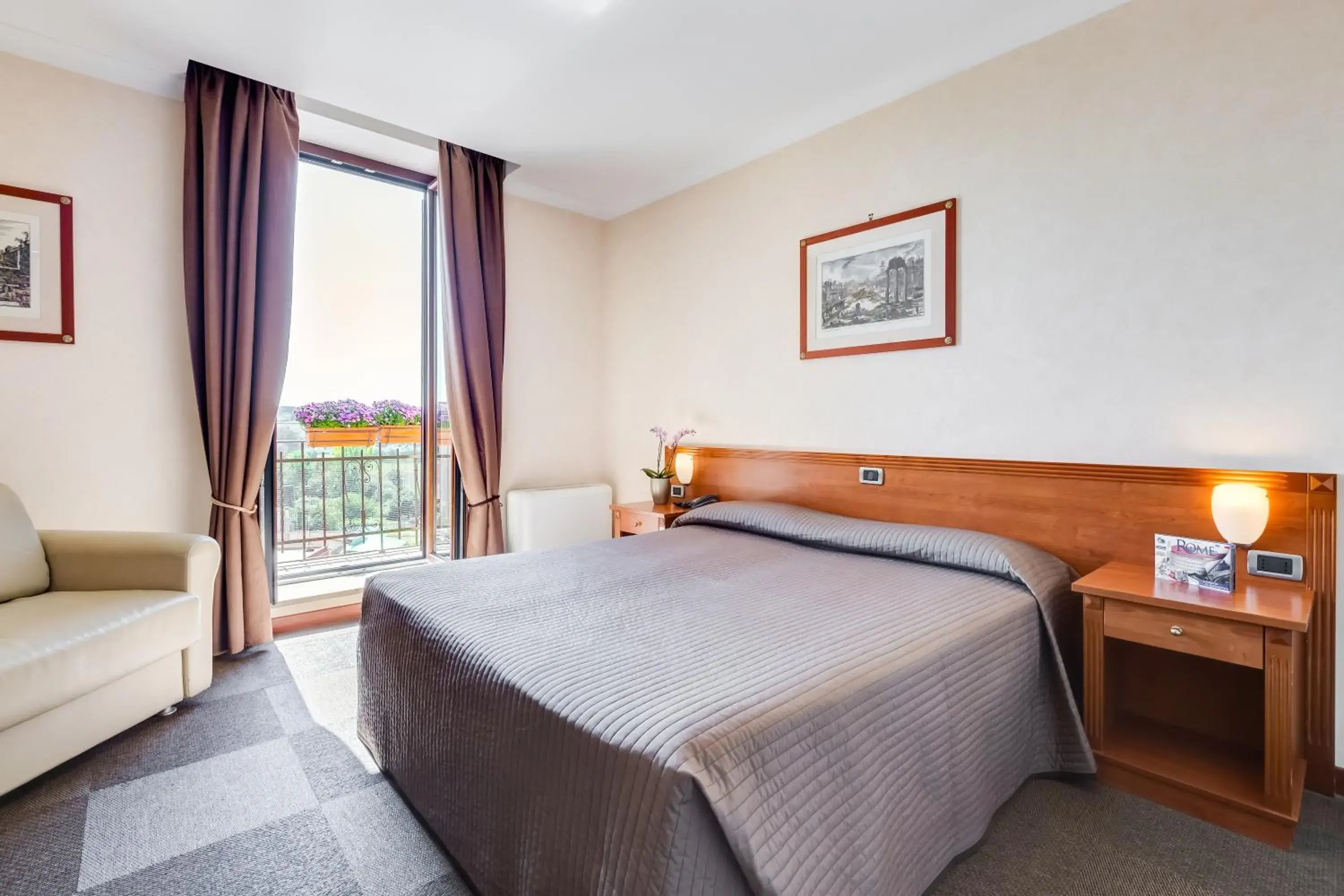 Bed in Romoli Hotel Bed in Romoli Hotel