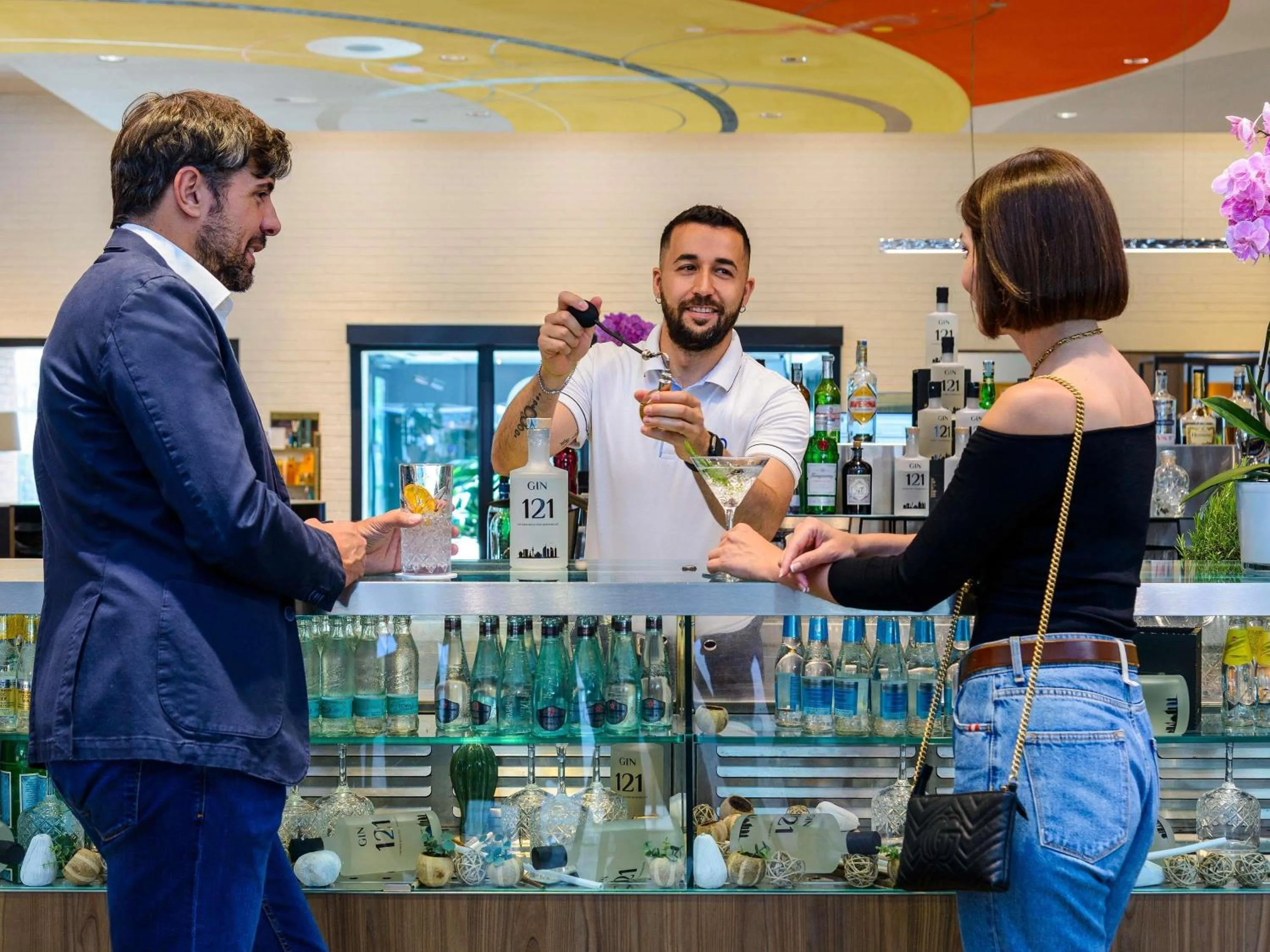 Lounge or bar in Novotel Milano Linate Aeroporto