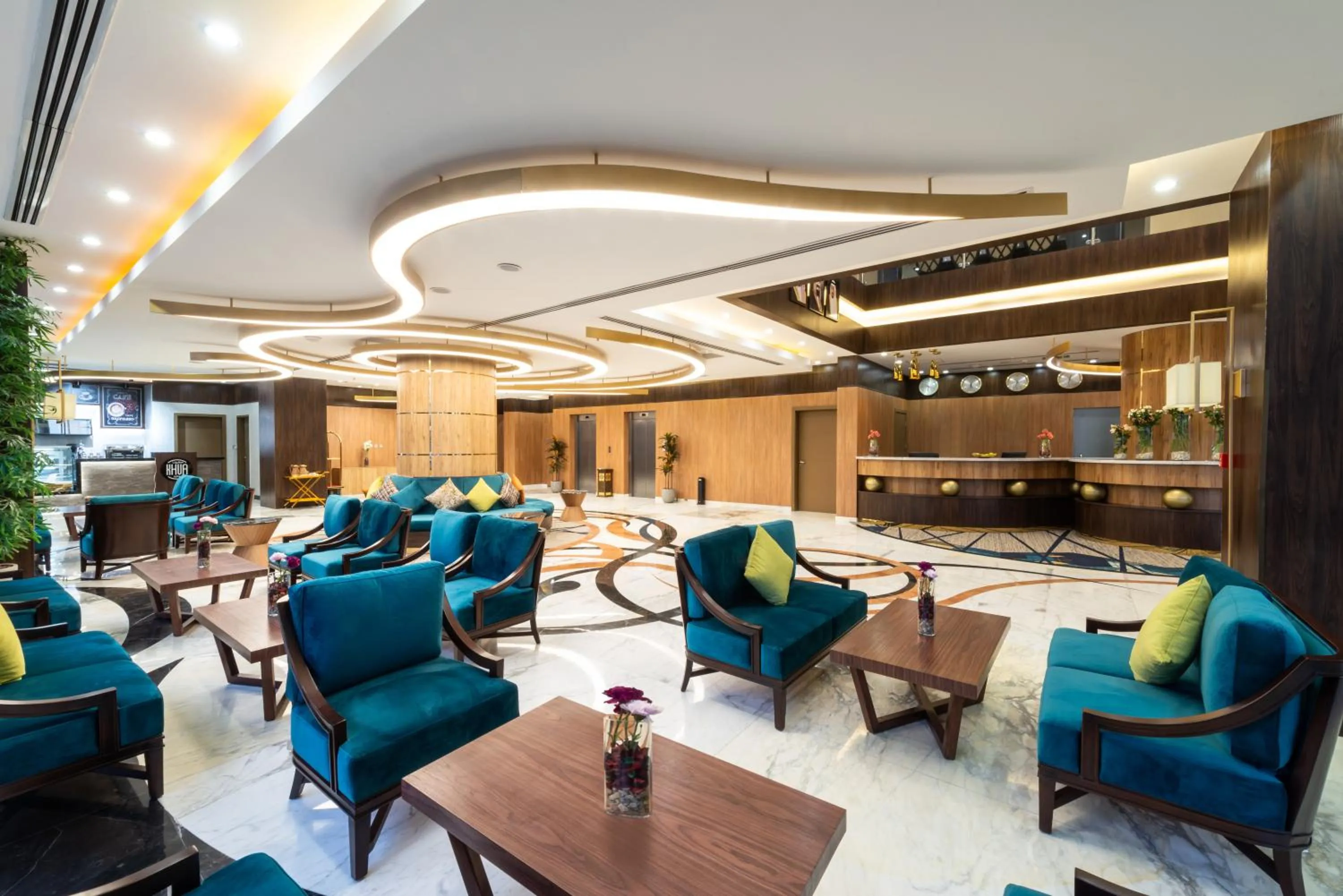 Lobby or reception, Lounge/Bar in Warwick Riyadh Al Wezarat