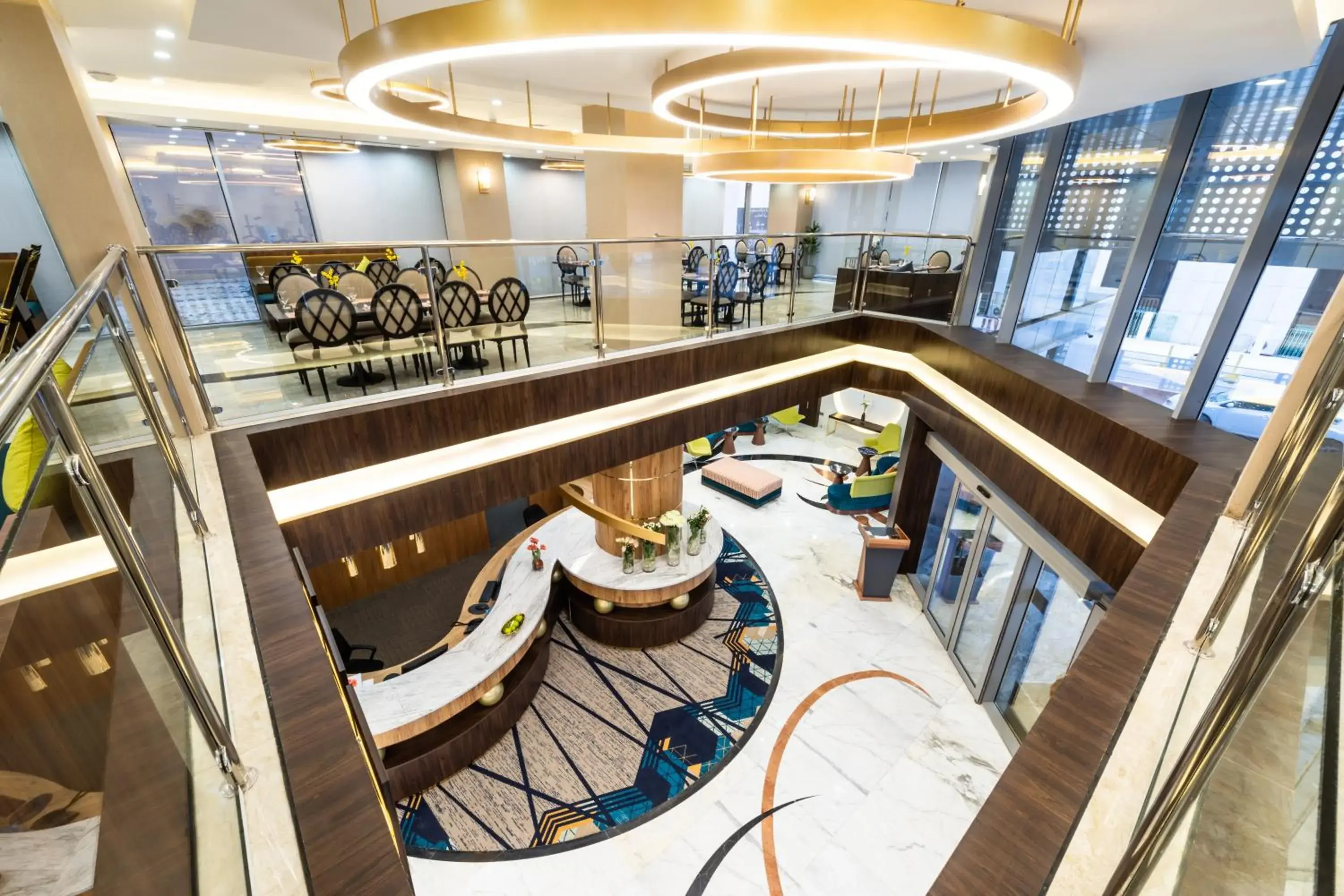 Lobby or reception in Warwick Riyadh Al Wezarat Lobby or reception in Warwick Riyadh Al Wezarat