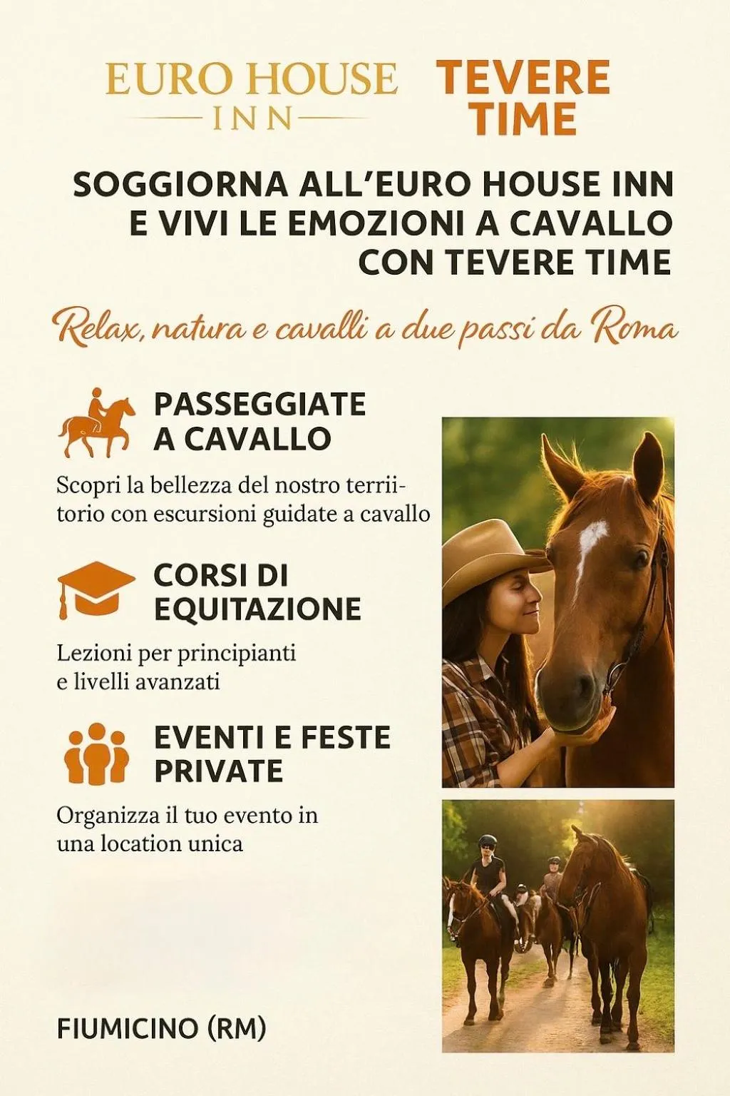 Horse-riding in EURO HOUSE INN airport