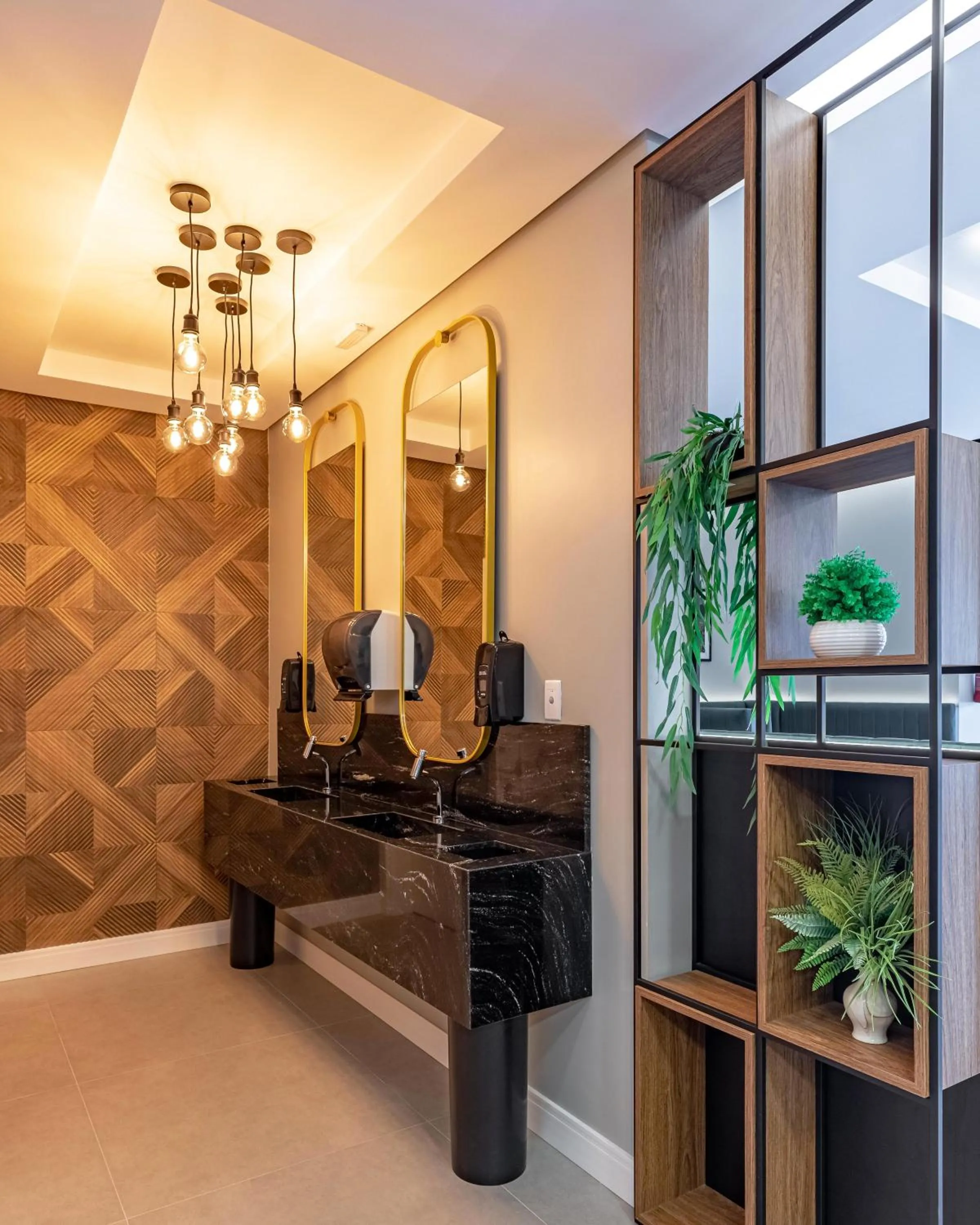 Bathroom in Pousada Serra Verde