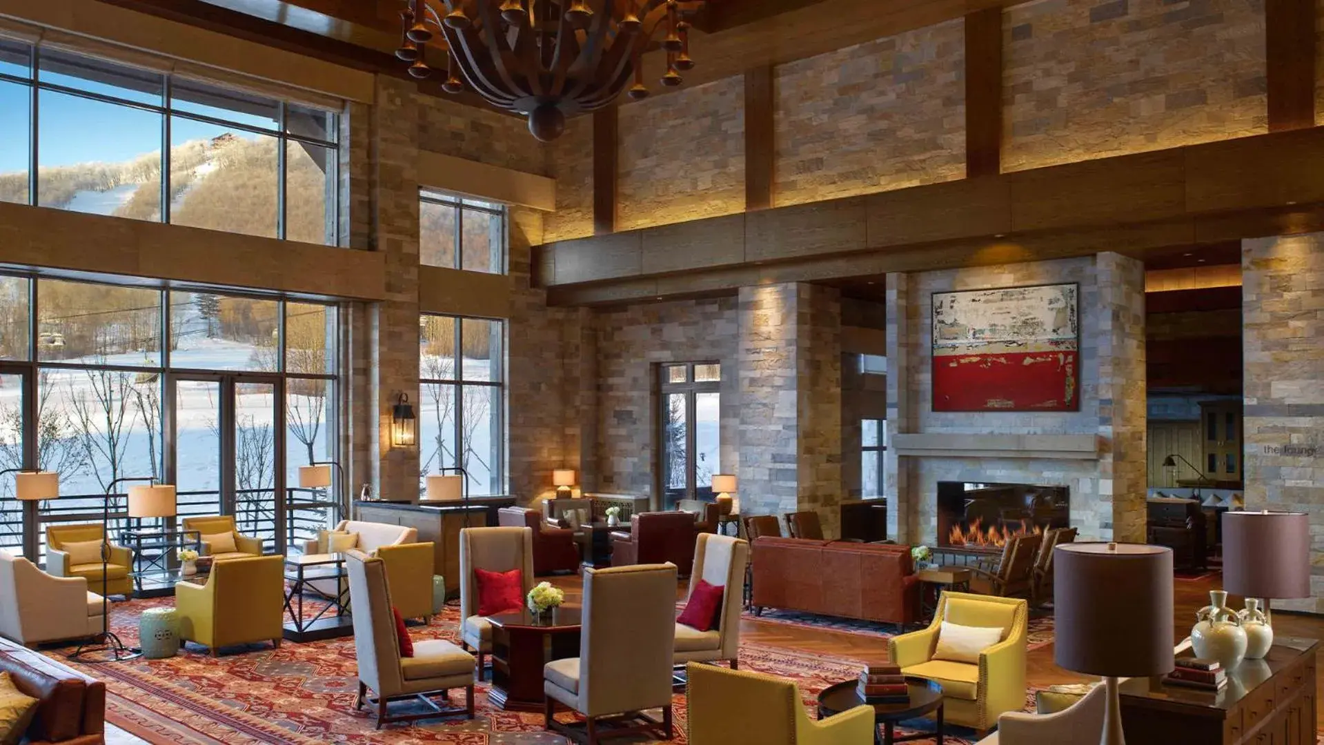 Lobby or reception in Hyatt Regency Changbaishan Lobby or reception in Hyatt Regency Changbaishan