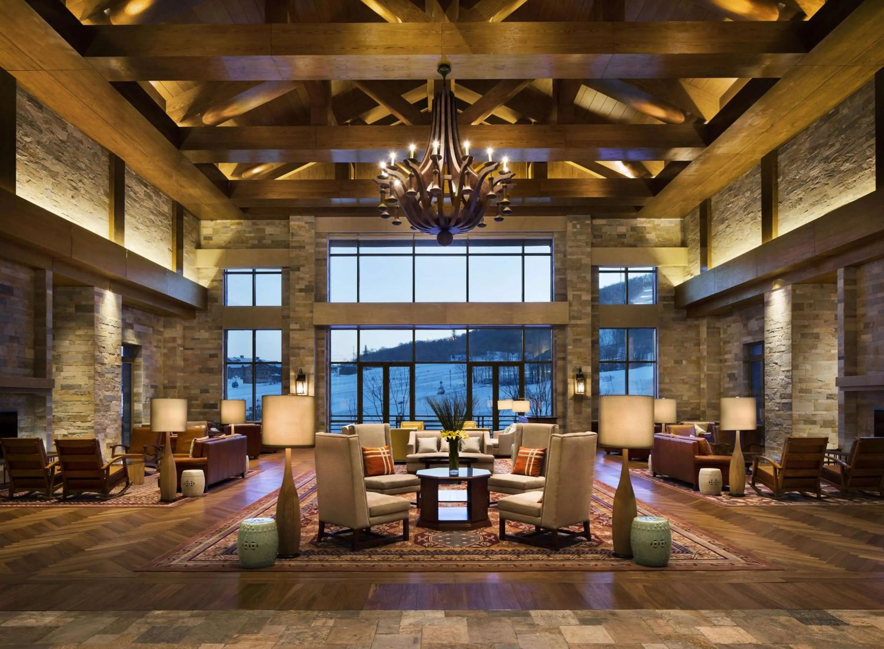 Lobby or reception in Hyatt Regency Changbaishan