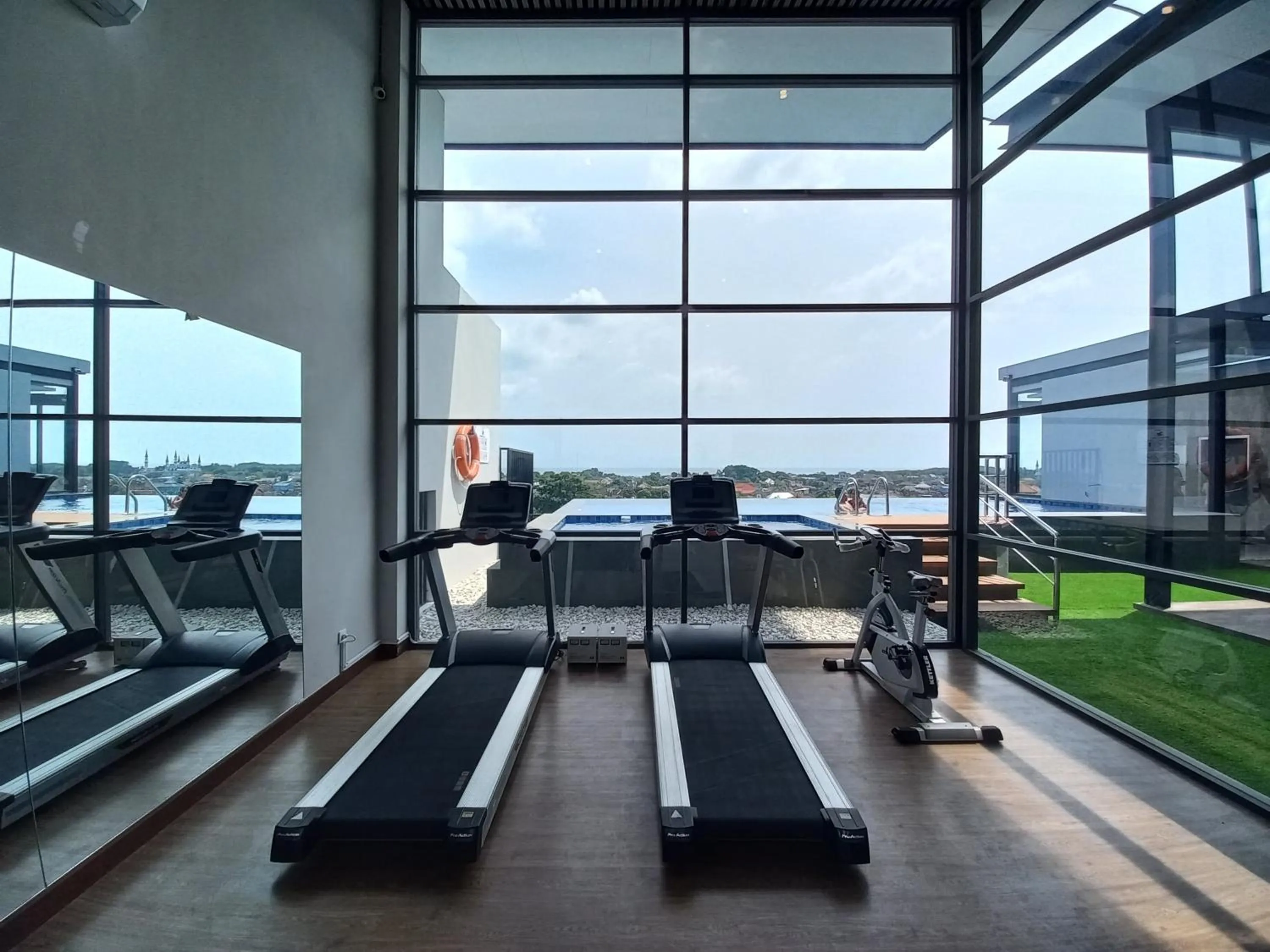 Property building in Front One King Hotel Tuban