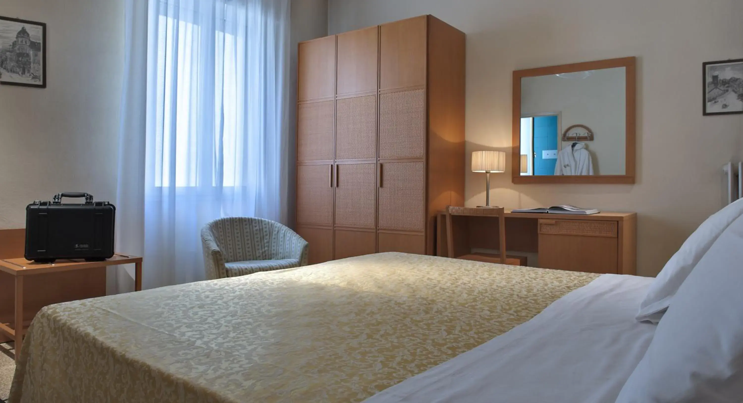 Bedroom, Bed in Hotel Terme Bologna Bedroom, Bed in Hotel Terme Bologna