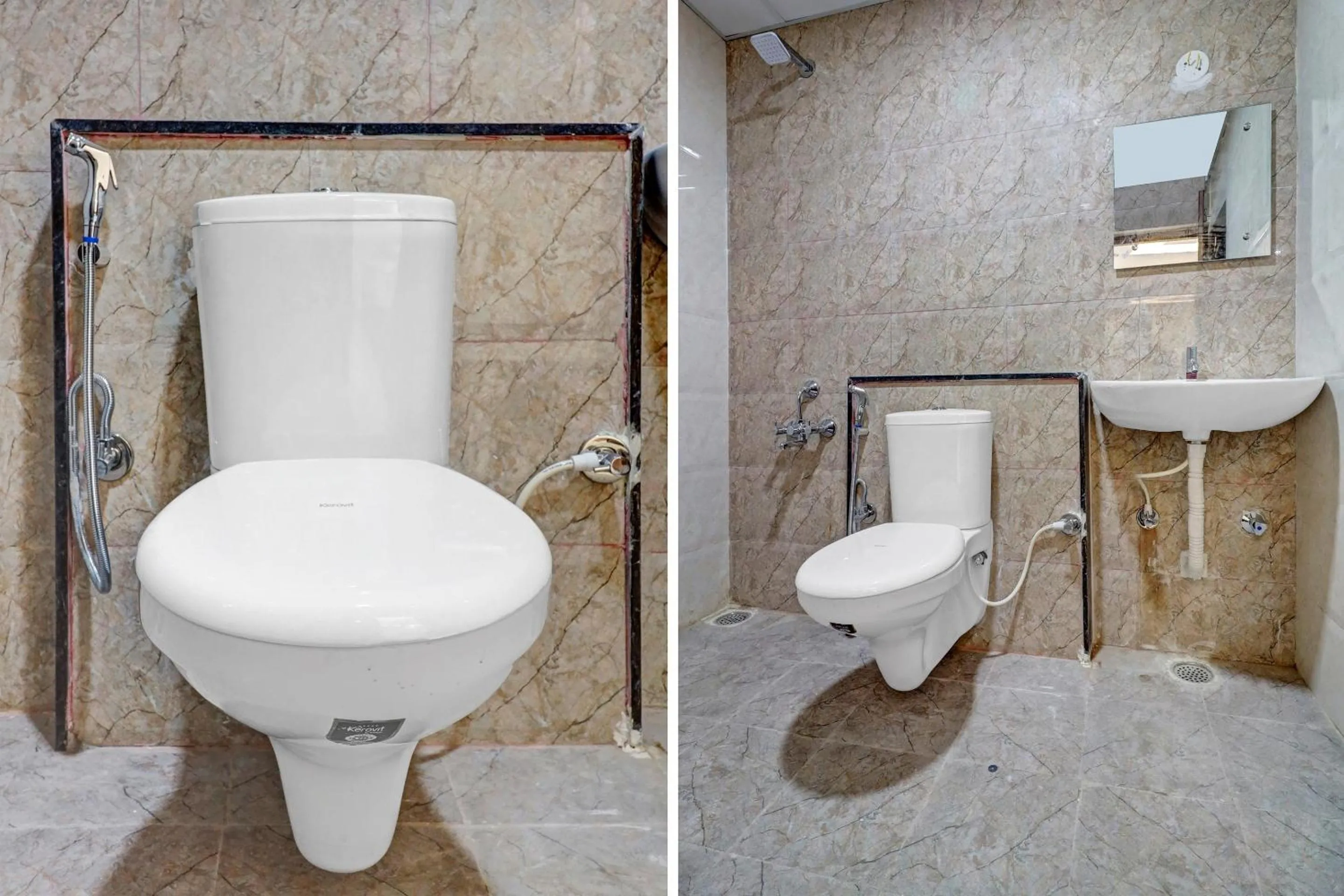 Bathroom in Hotel O Silver House Near Mantri Square Mall