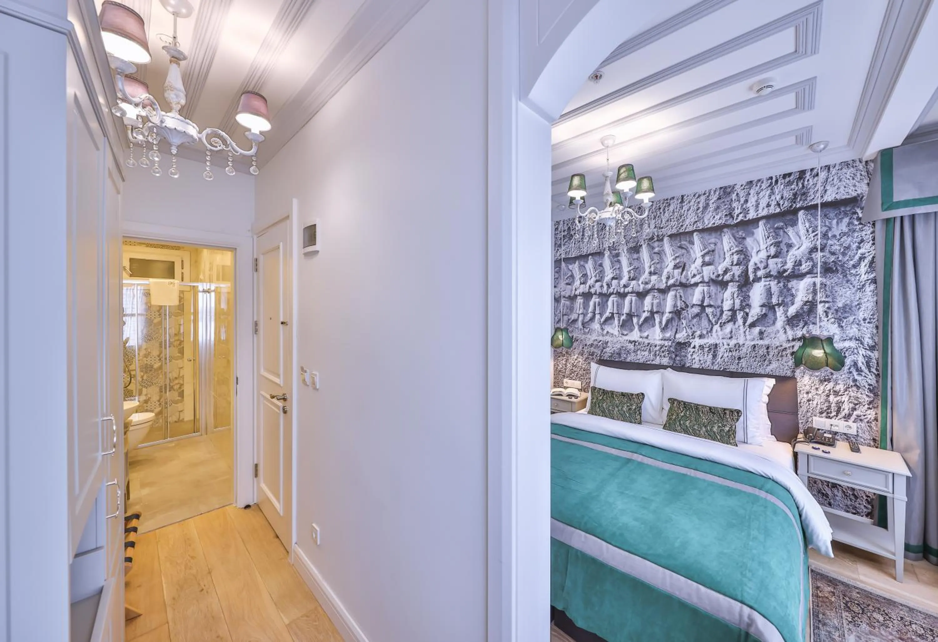 Bedroom in 9 Doors Hotel