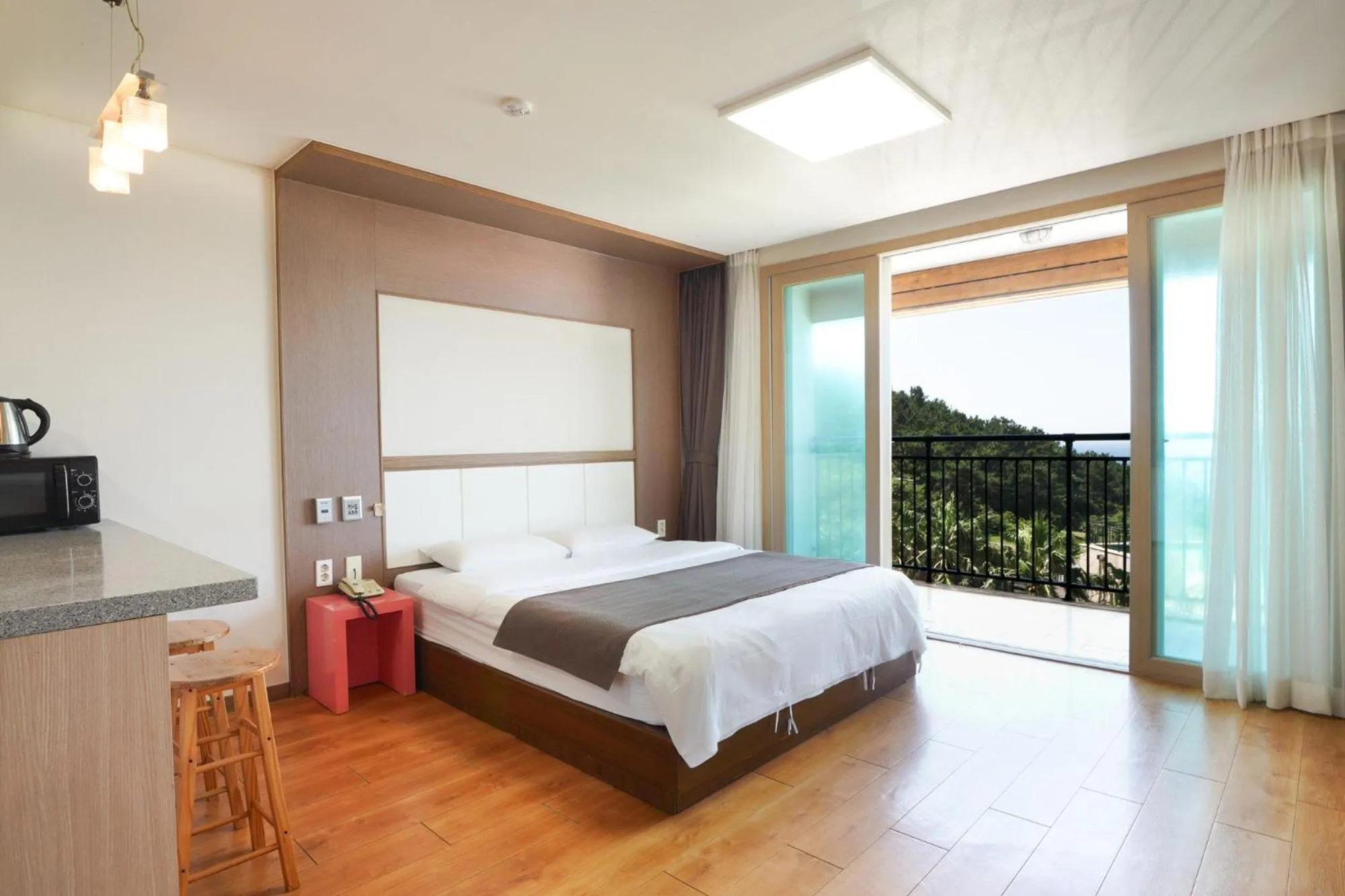 Bed in Amoureux Resort