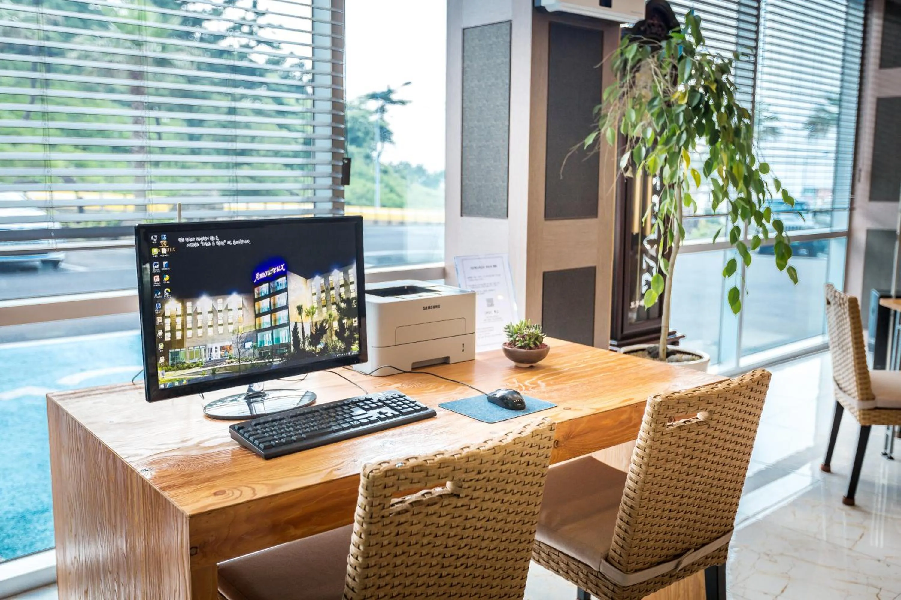 Lobby or reception in Amoureux Resort