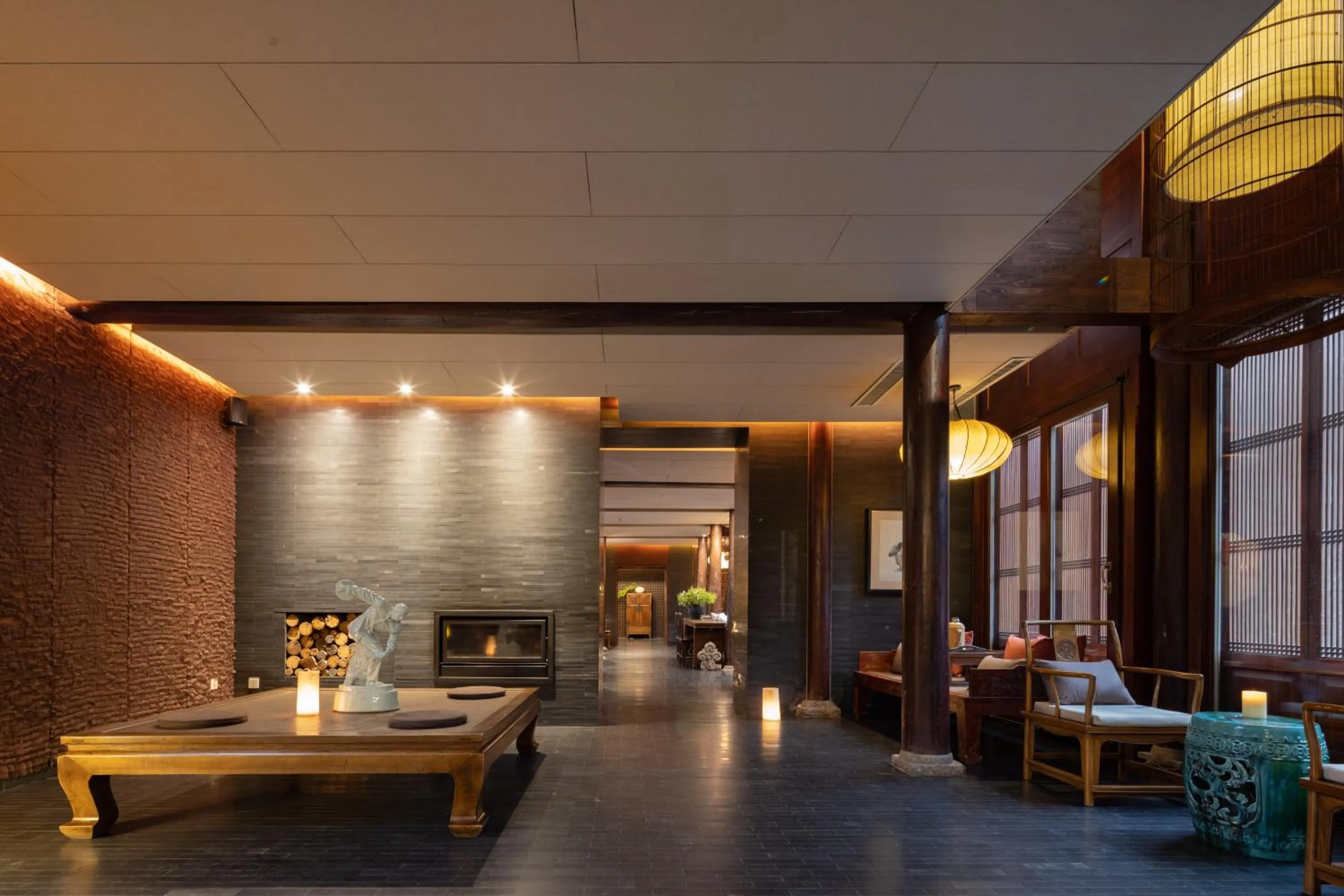 Living room in Jing's Residence Pingyao