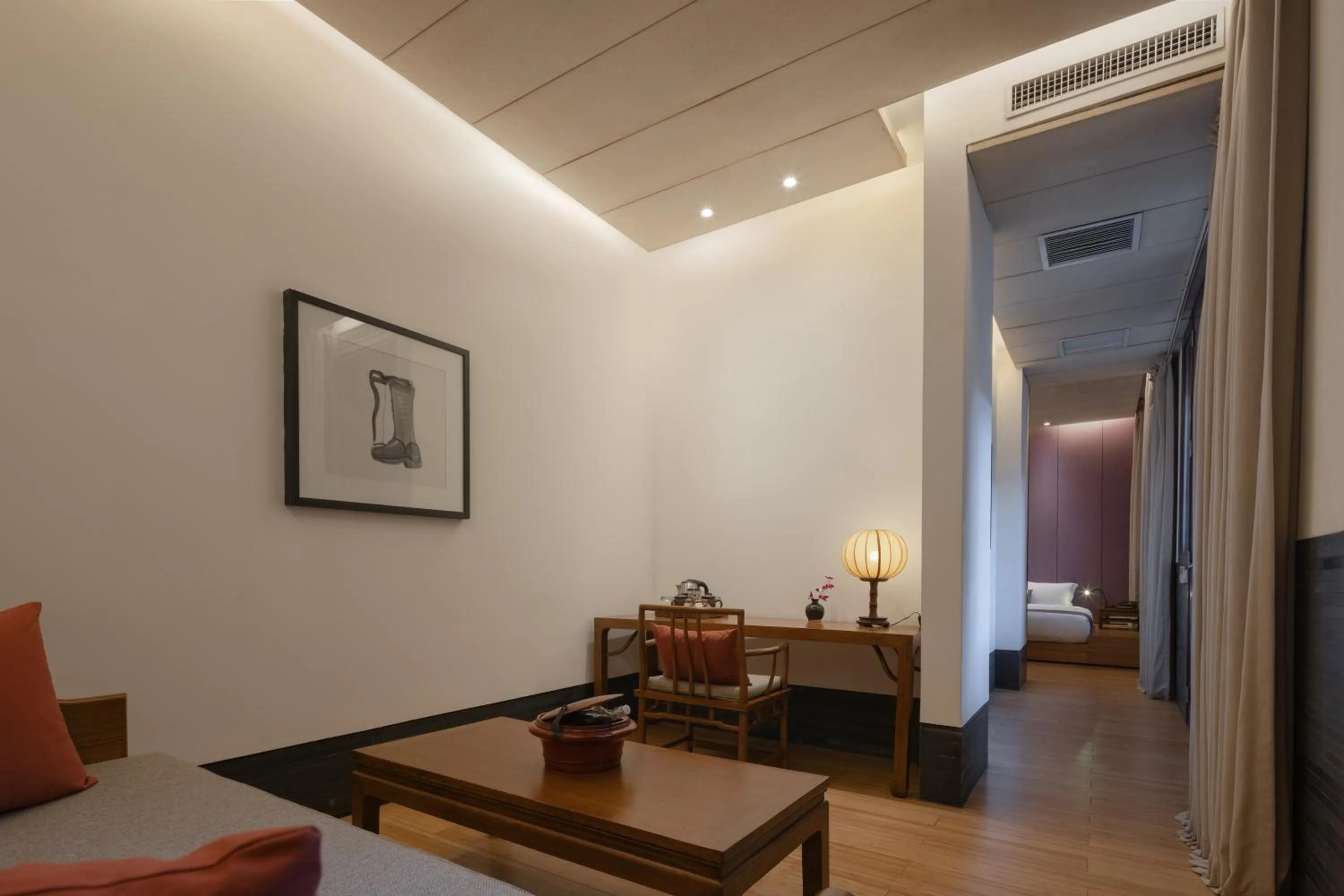 Living room in Jing's Residence Pingyao