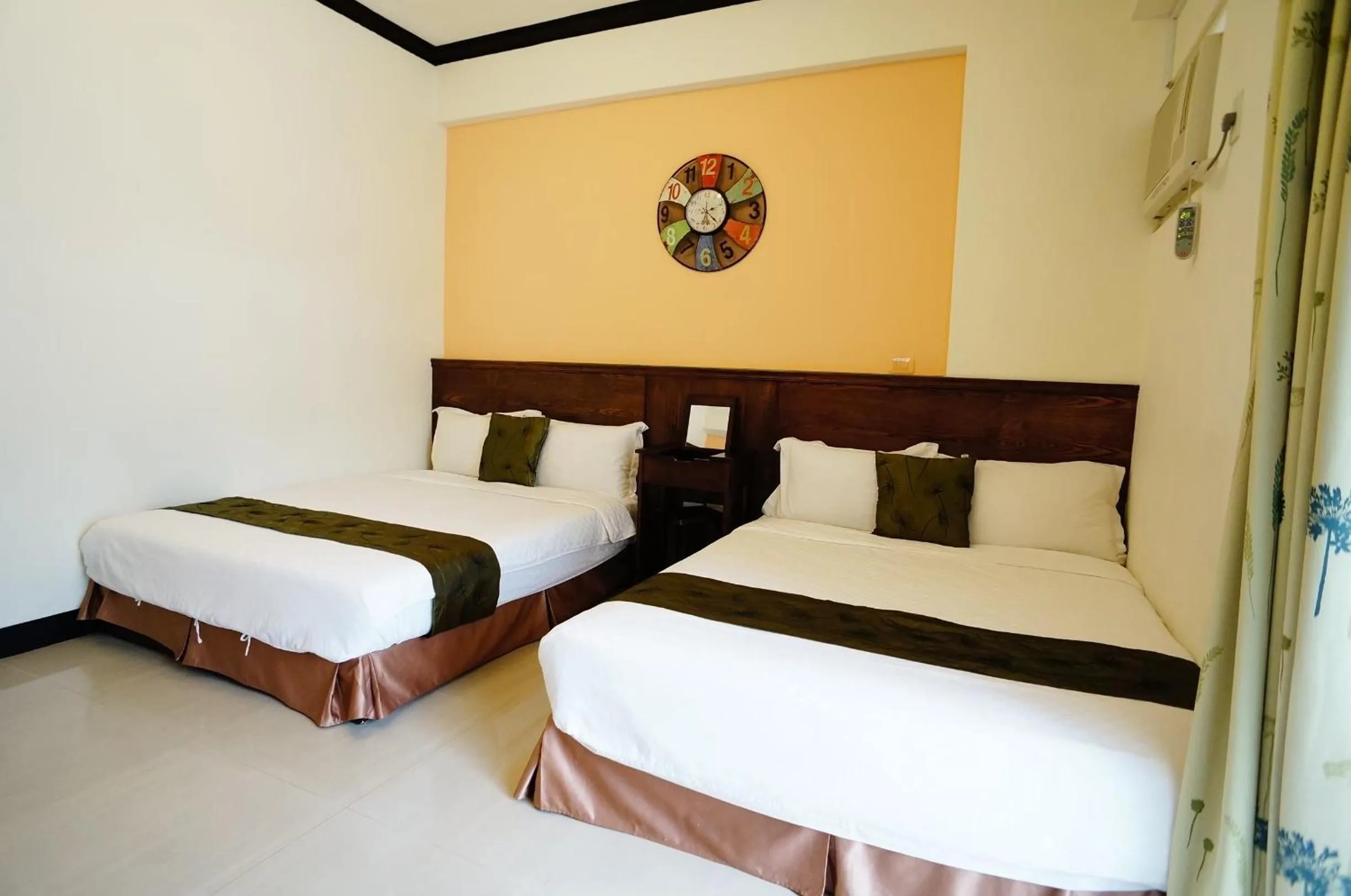 Bed in 花蓮洄瀾雅舍民宿-近火車站