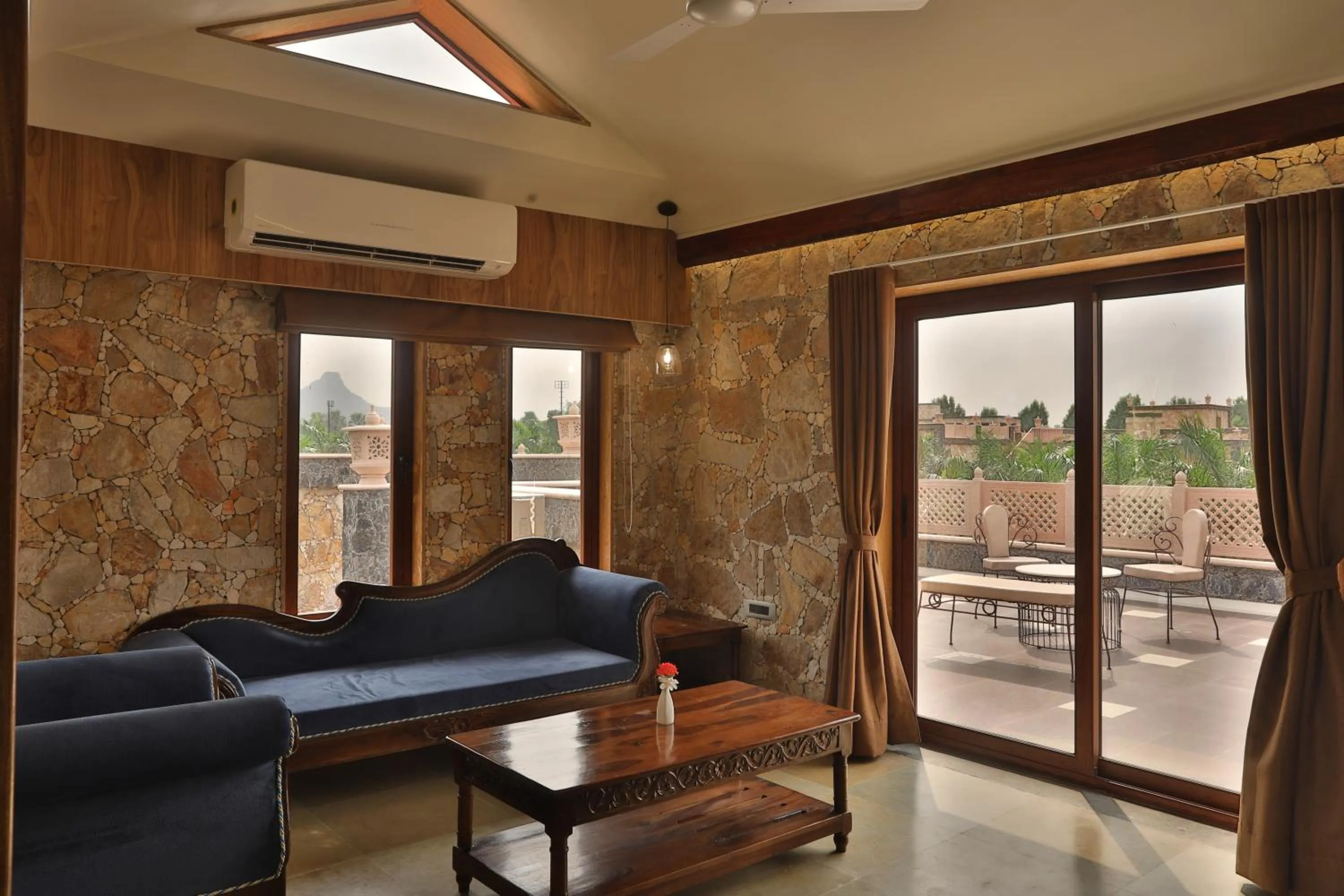 Living room in Vikrama Heritage Resort Pavagadh