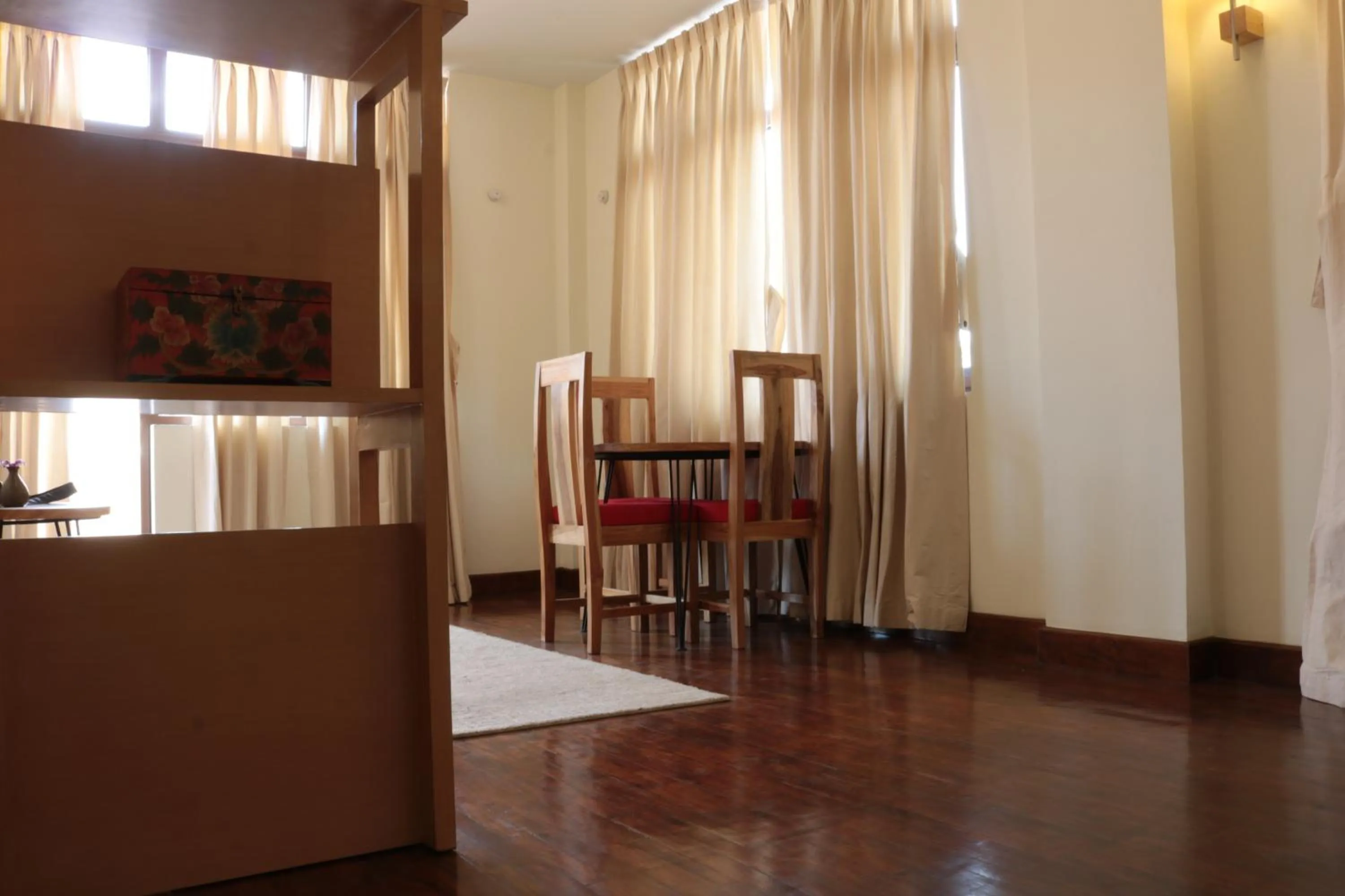 Living room in ROKPA Guest House