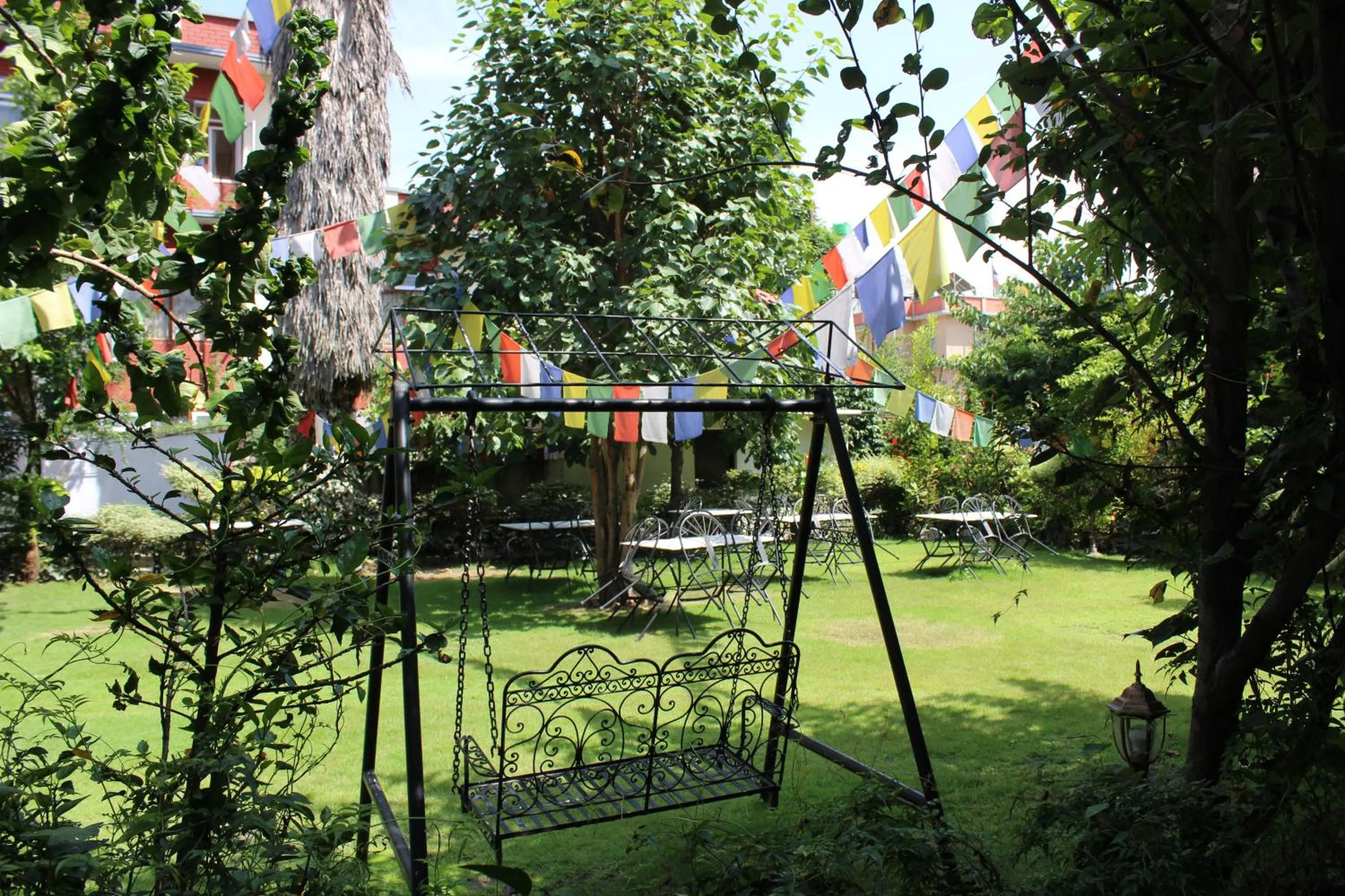 Garden in ROKPA Guest House