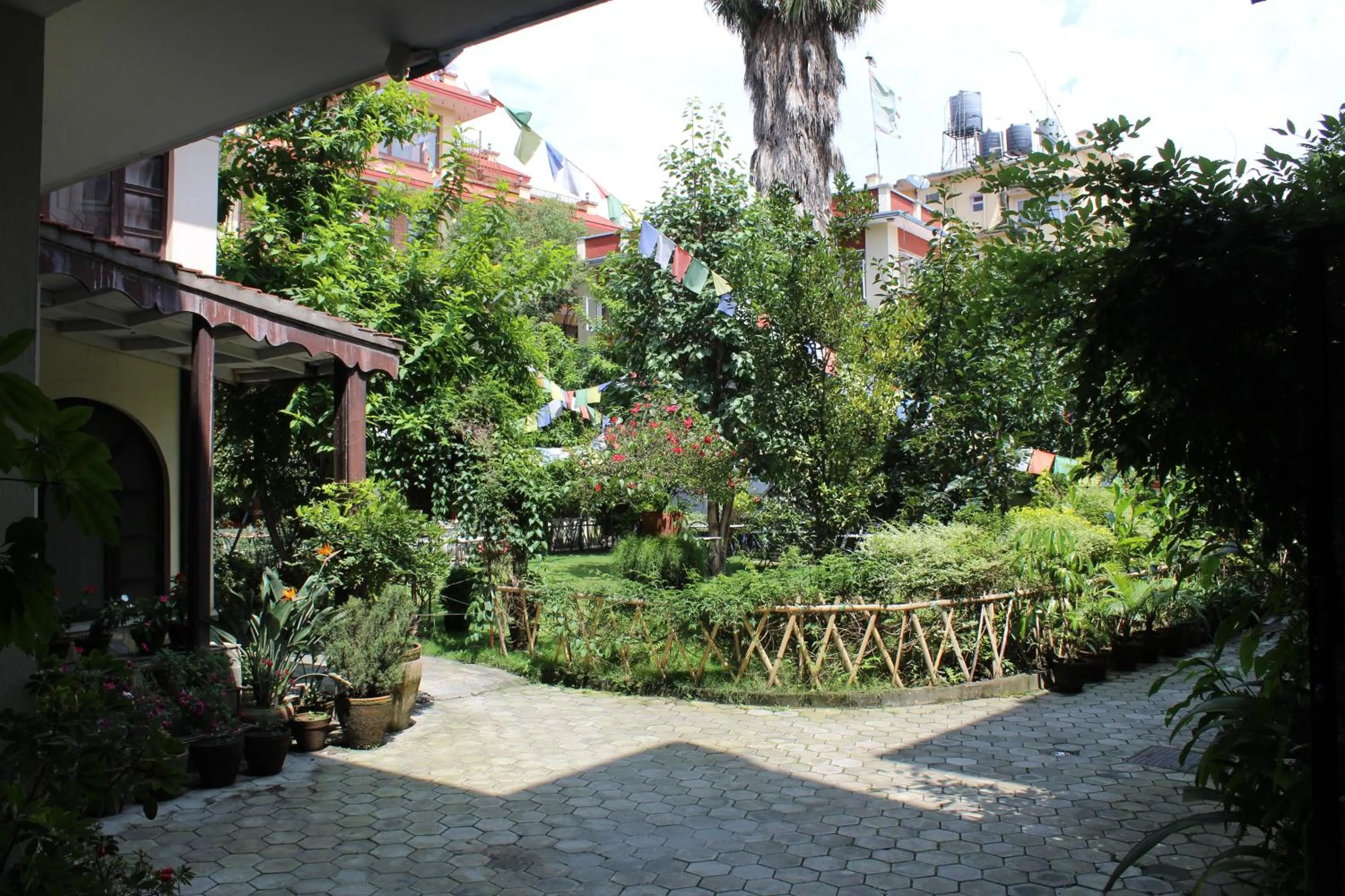 Patio in ROKPA Guest House