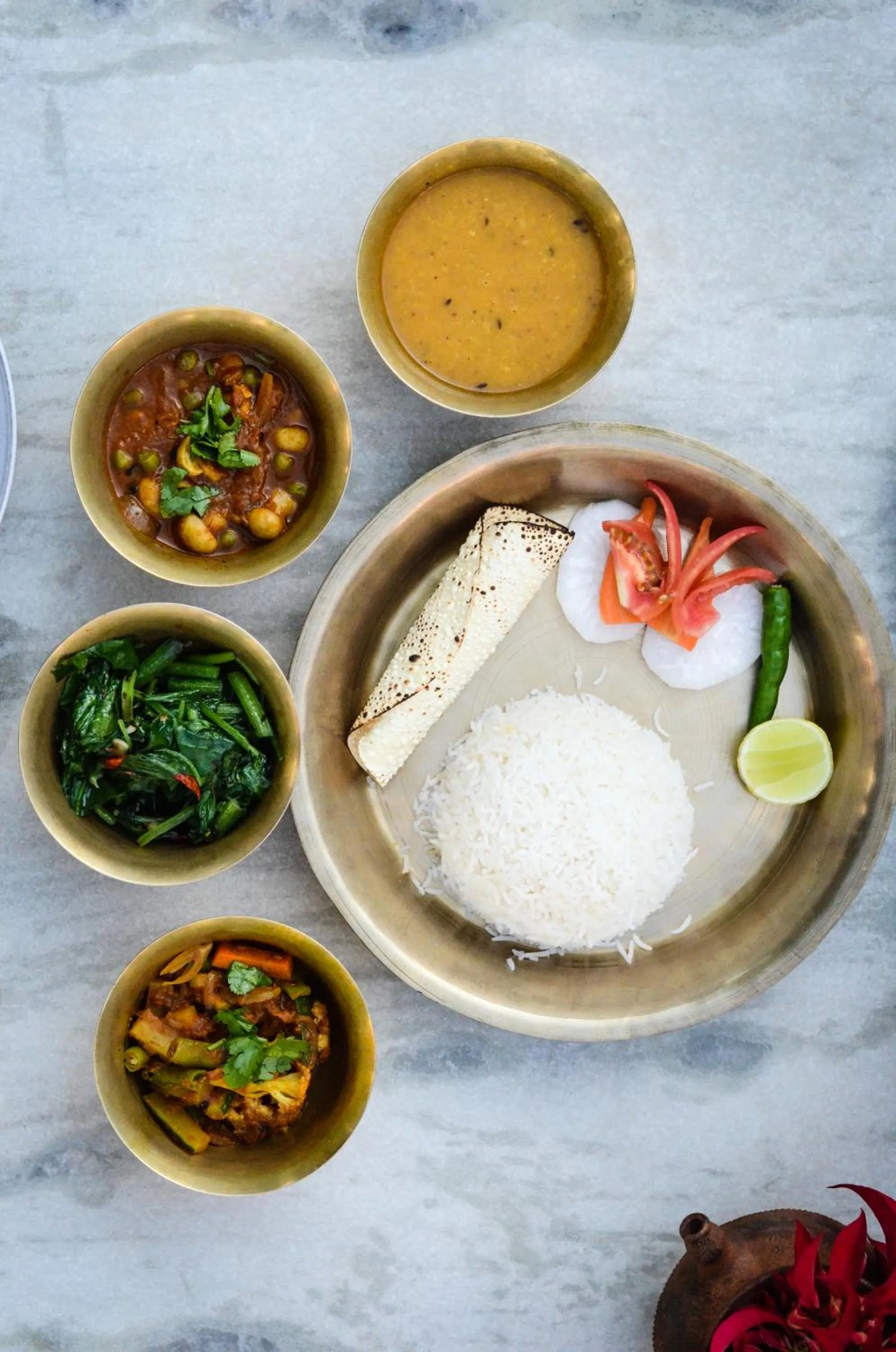 Food close-up in ROKPA Guest House