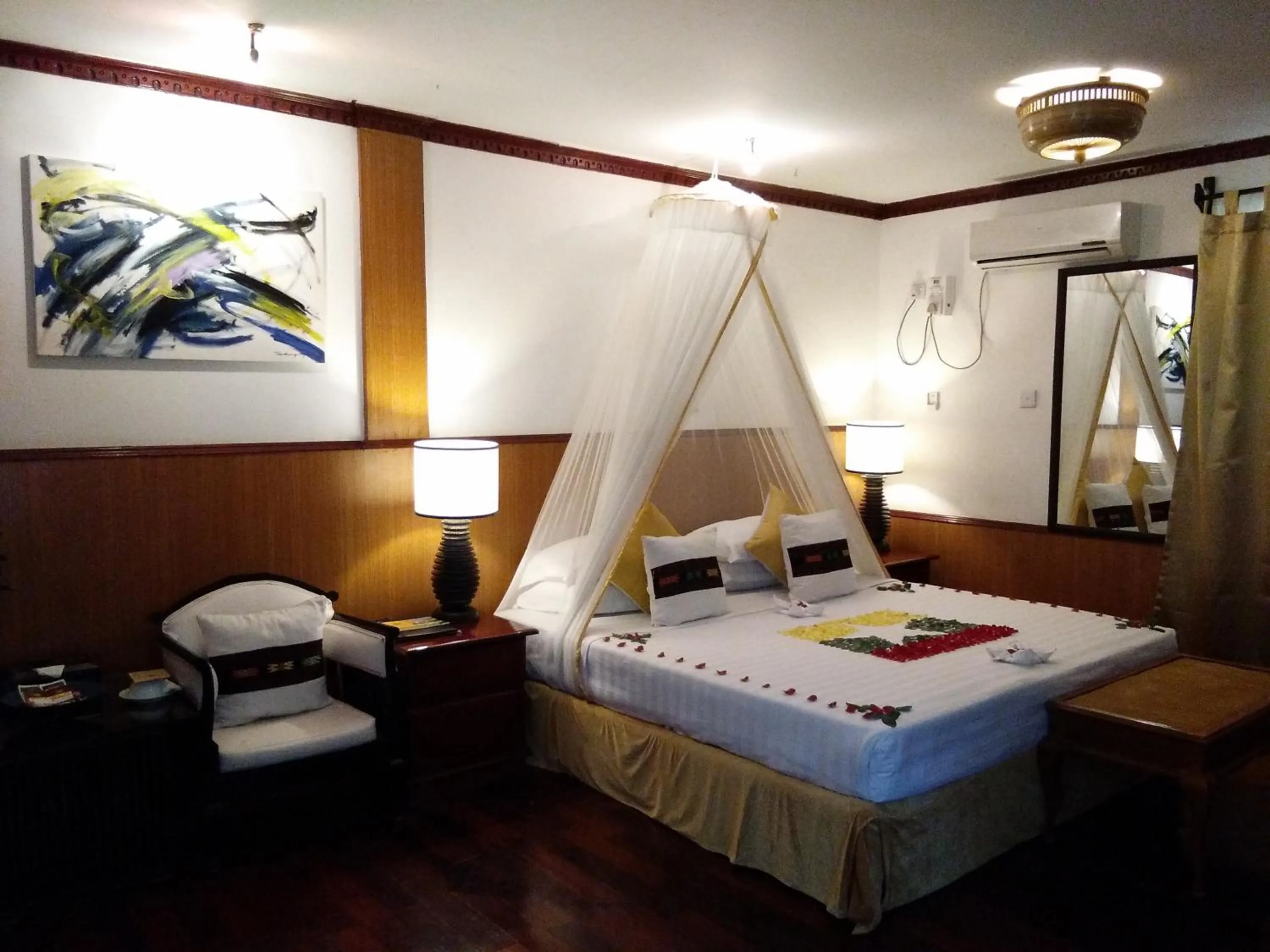 Bed in Emerald Sea Resort