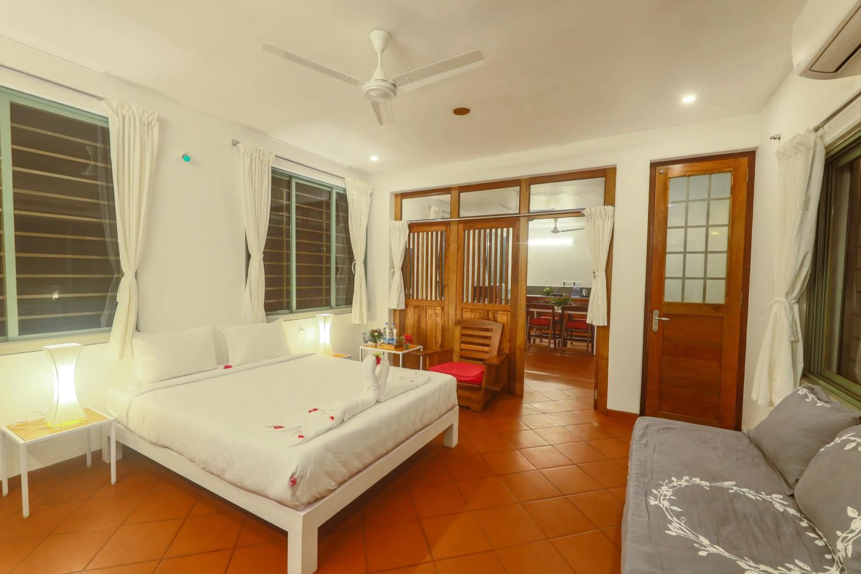 Bed in The Canopy Guest House