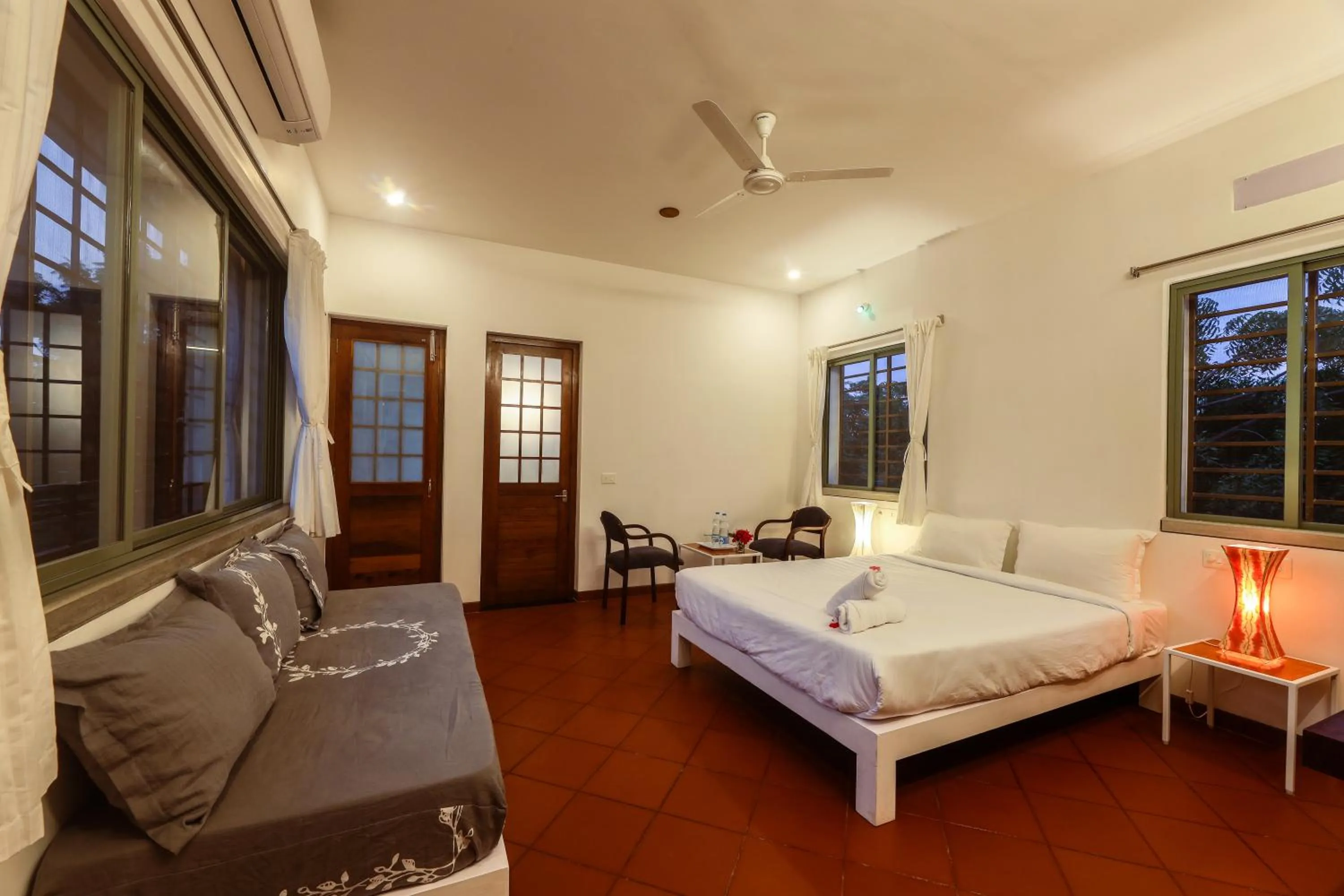 Bed in The Canopy Guest House