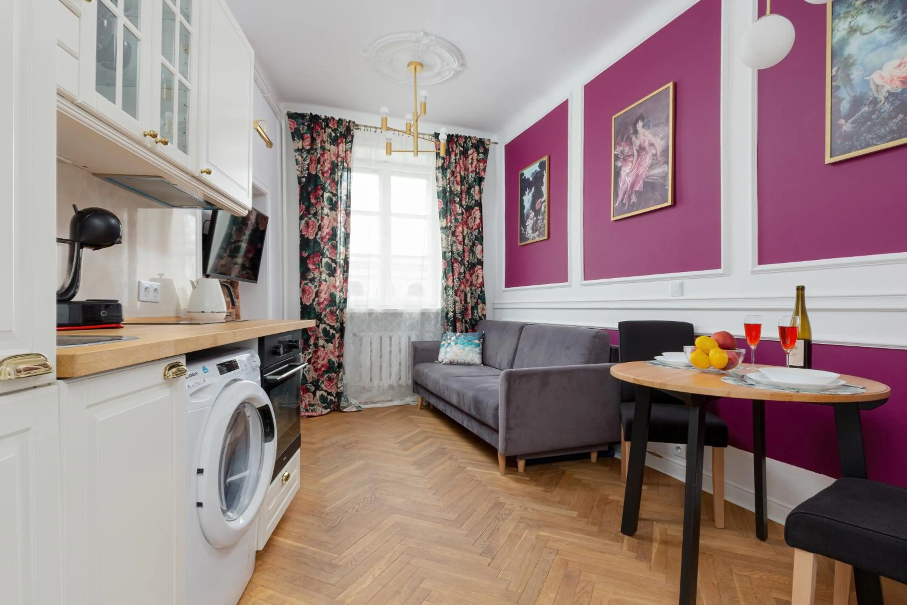 Kitchen or kitchenette in Apartament przy Placu Zamkowym by Noclegi Renters