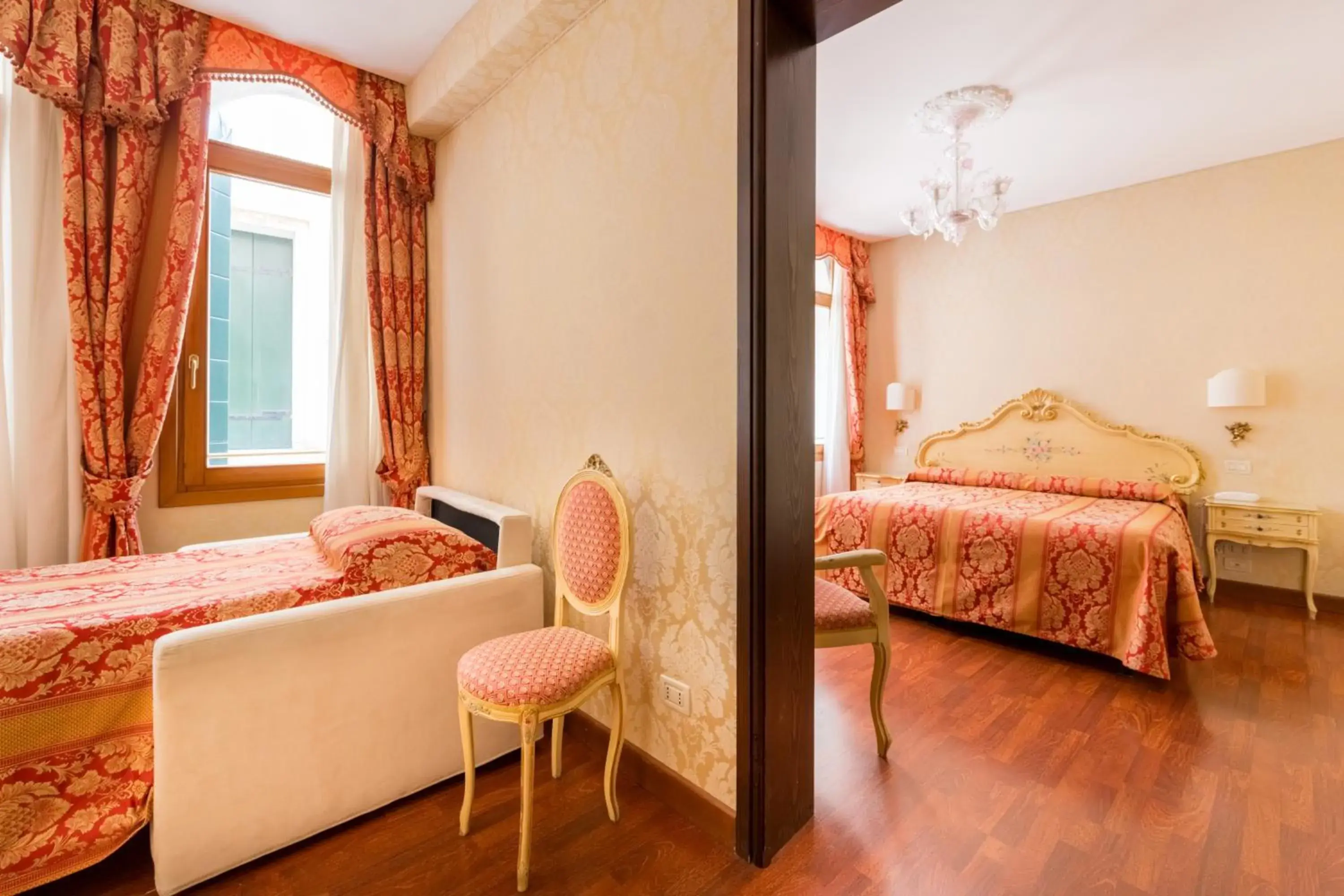 Bed in Locanda Al Leon Bed in Locanda Al Leon