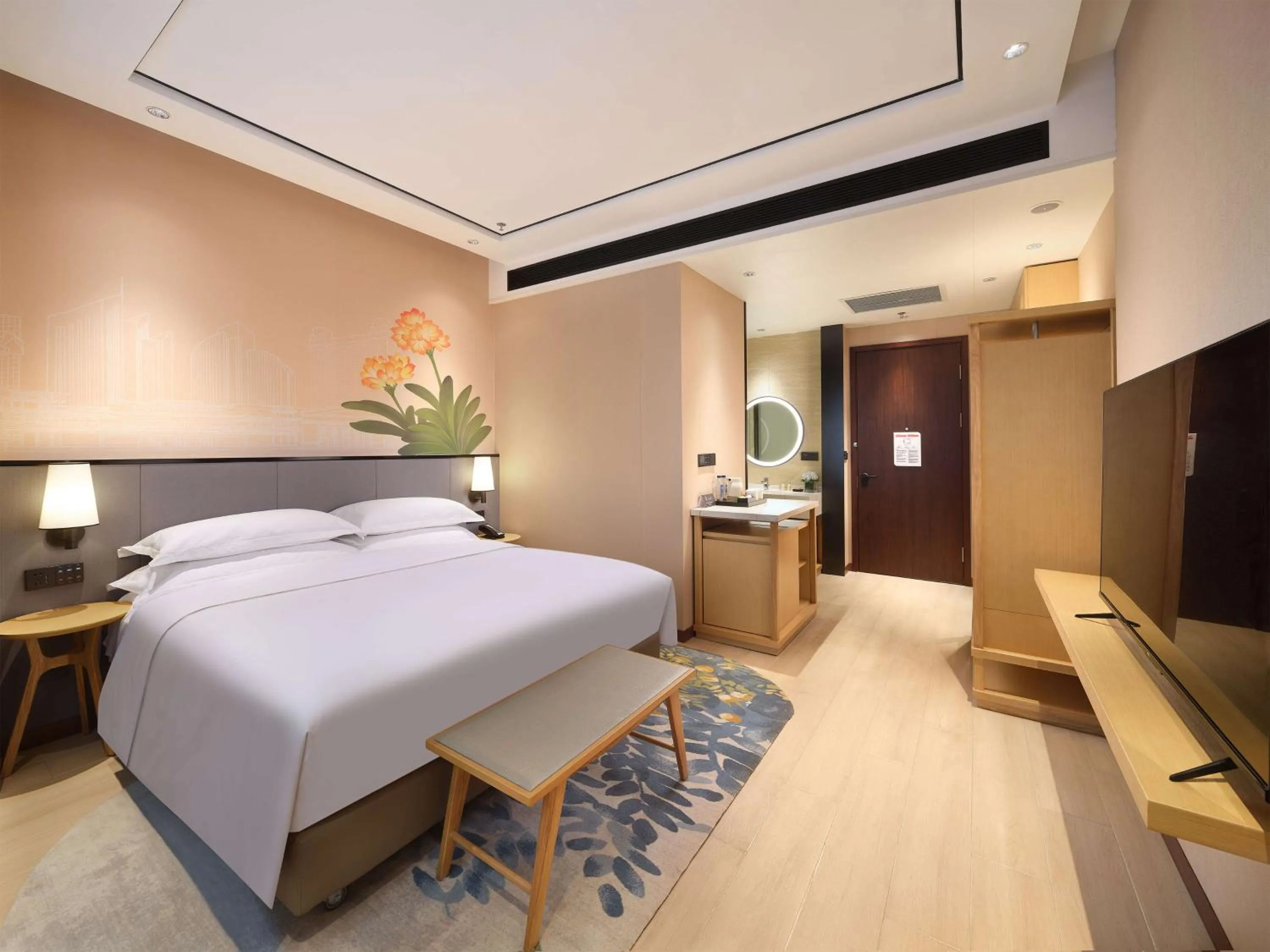 Bed in Hilton Garden Inn Anshan
