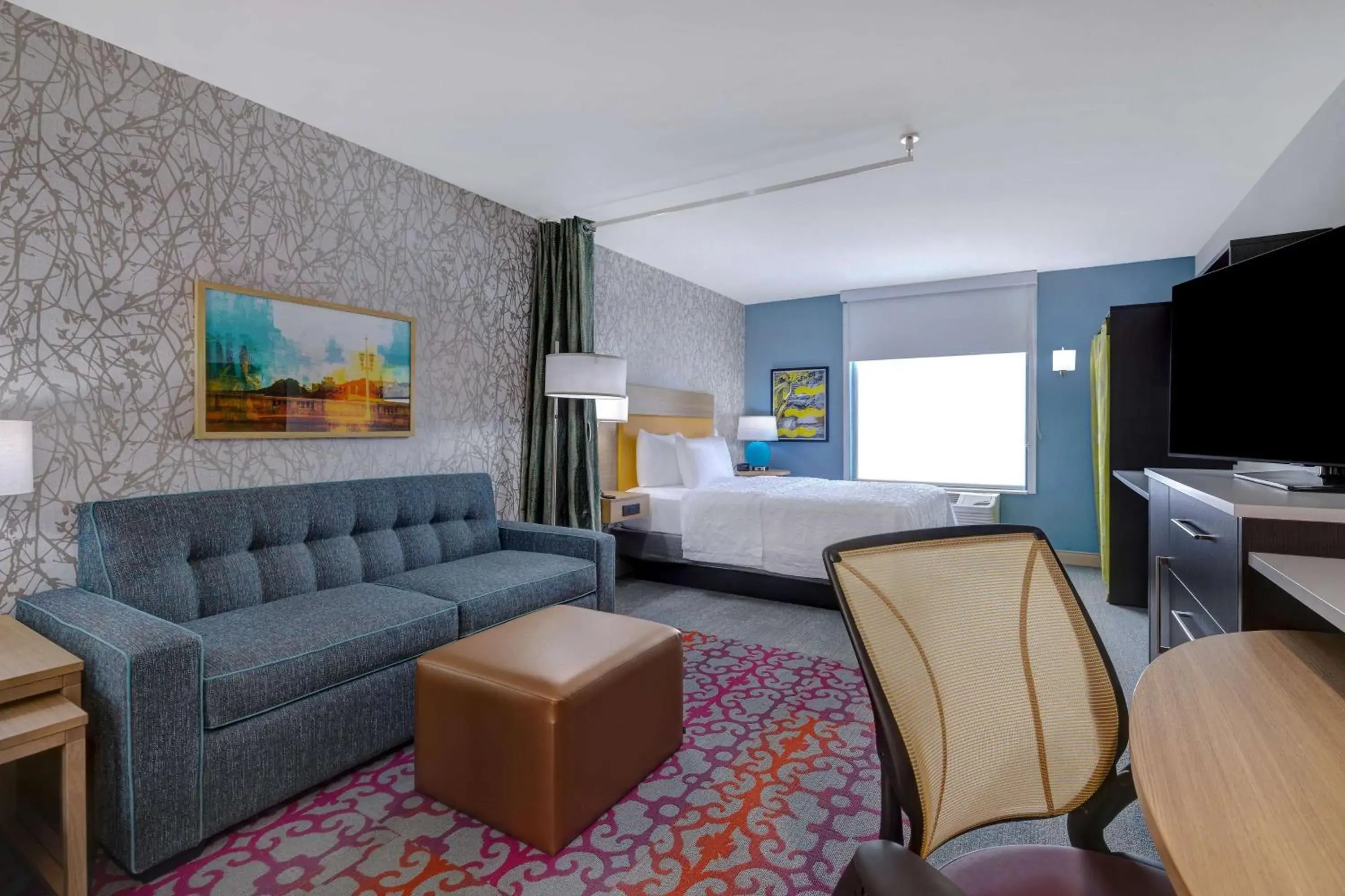 Bedroom, Bed in Home2 Suites By Hilton Wilkes-Barre Bedroom, Bed in Home2 Suites By Hilton Wilkes-Barre